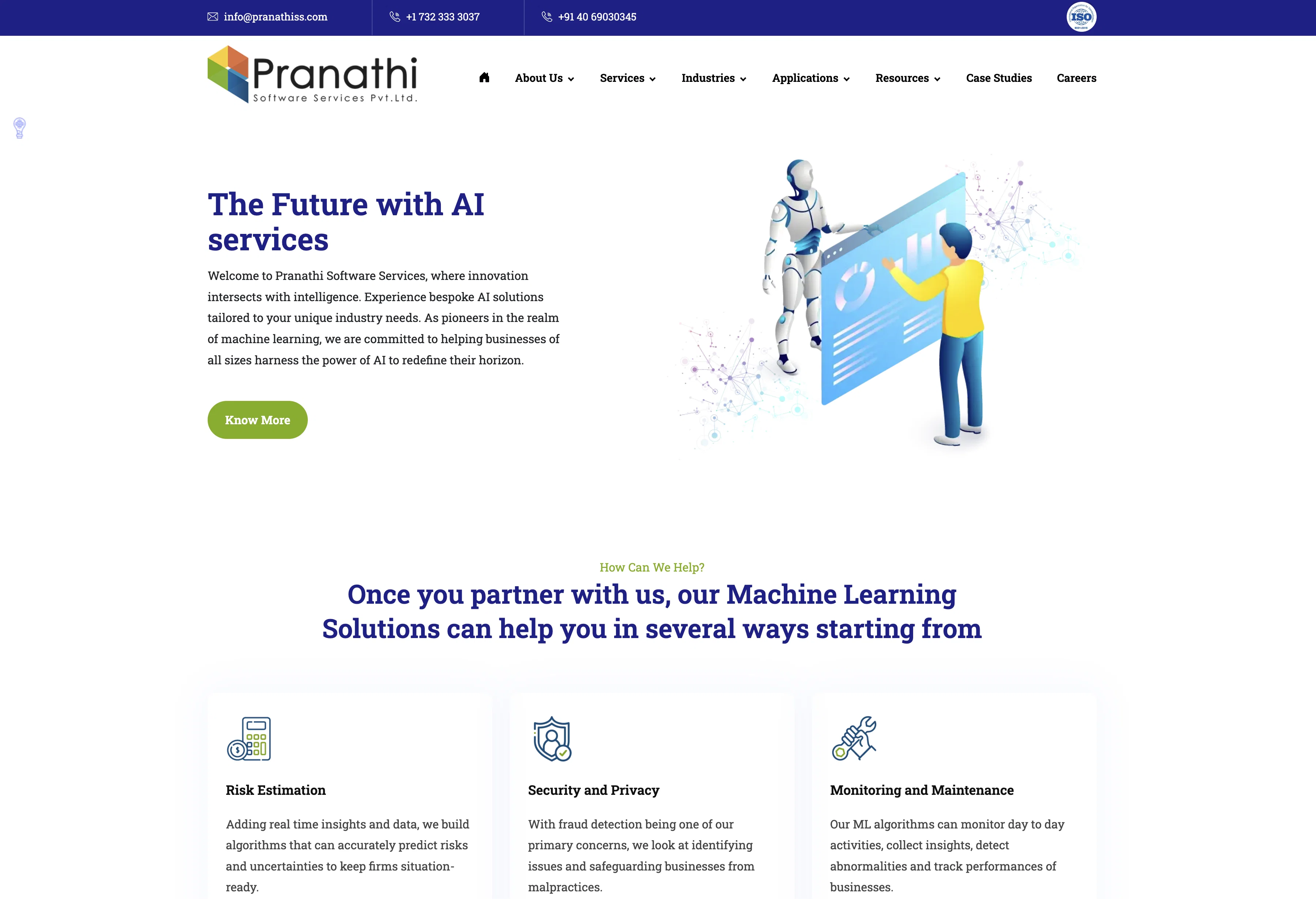 Pranathiss website