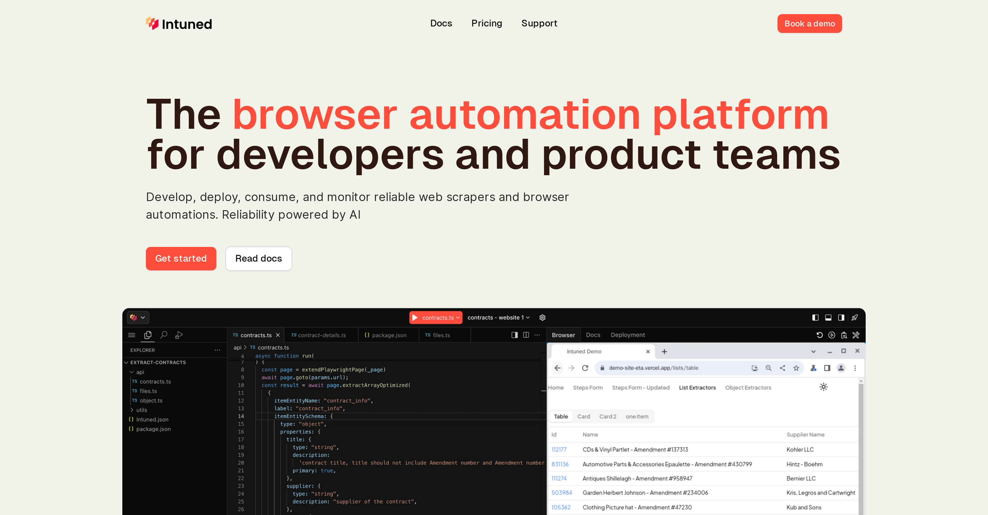 IntunedHQ website