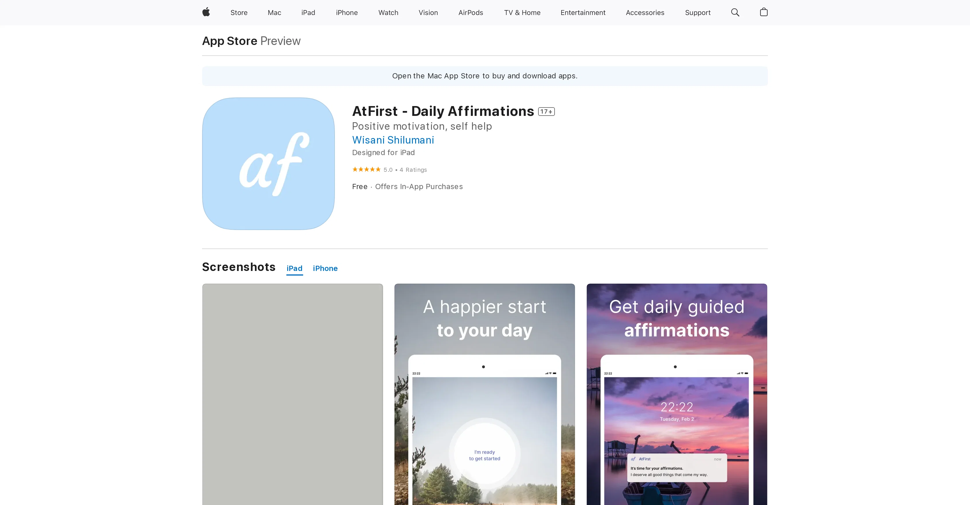 AtFirst  website