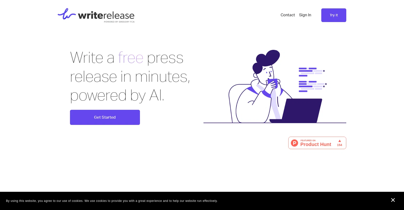 Writerelease website