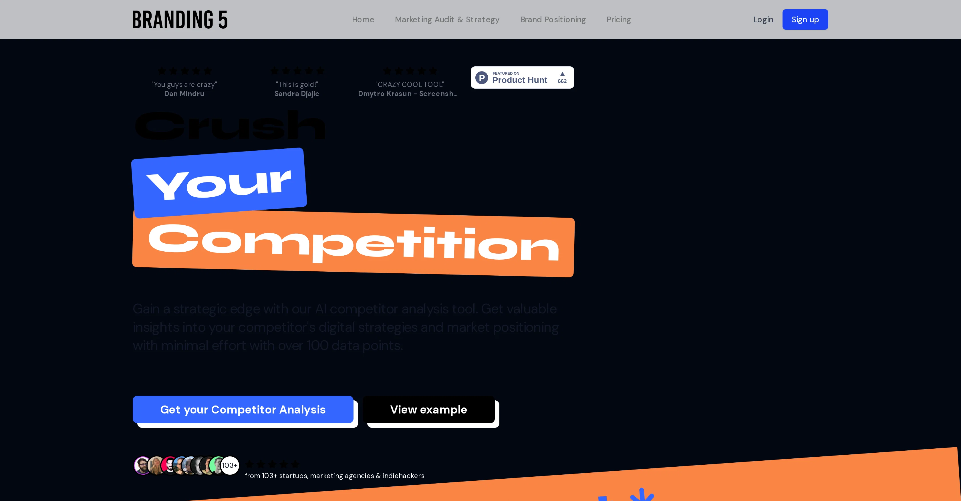 Branding 5 website