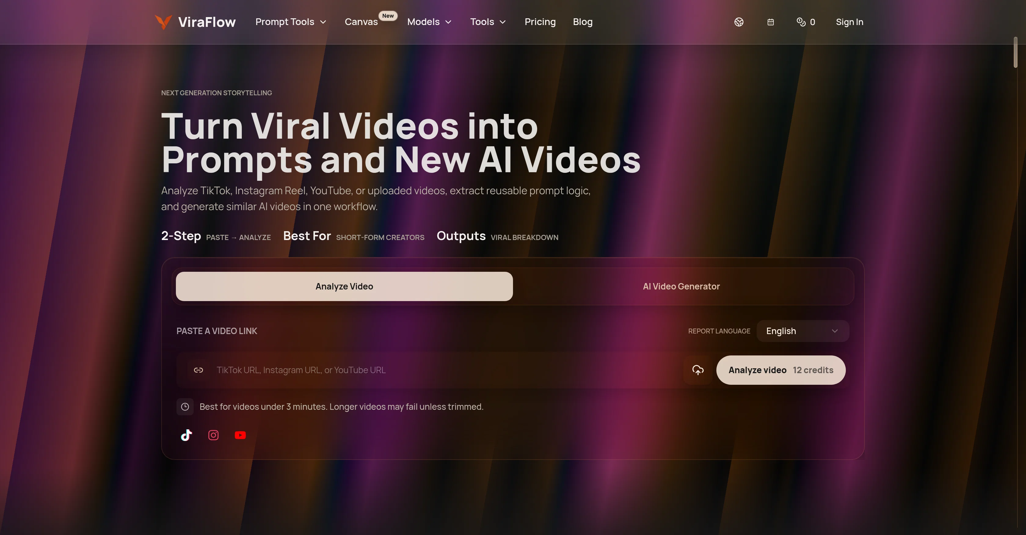ViraFlow website
