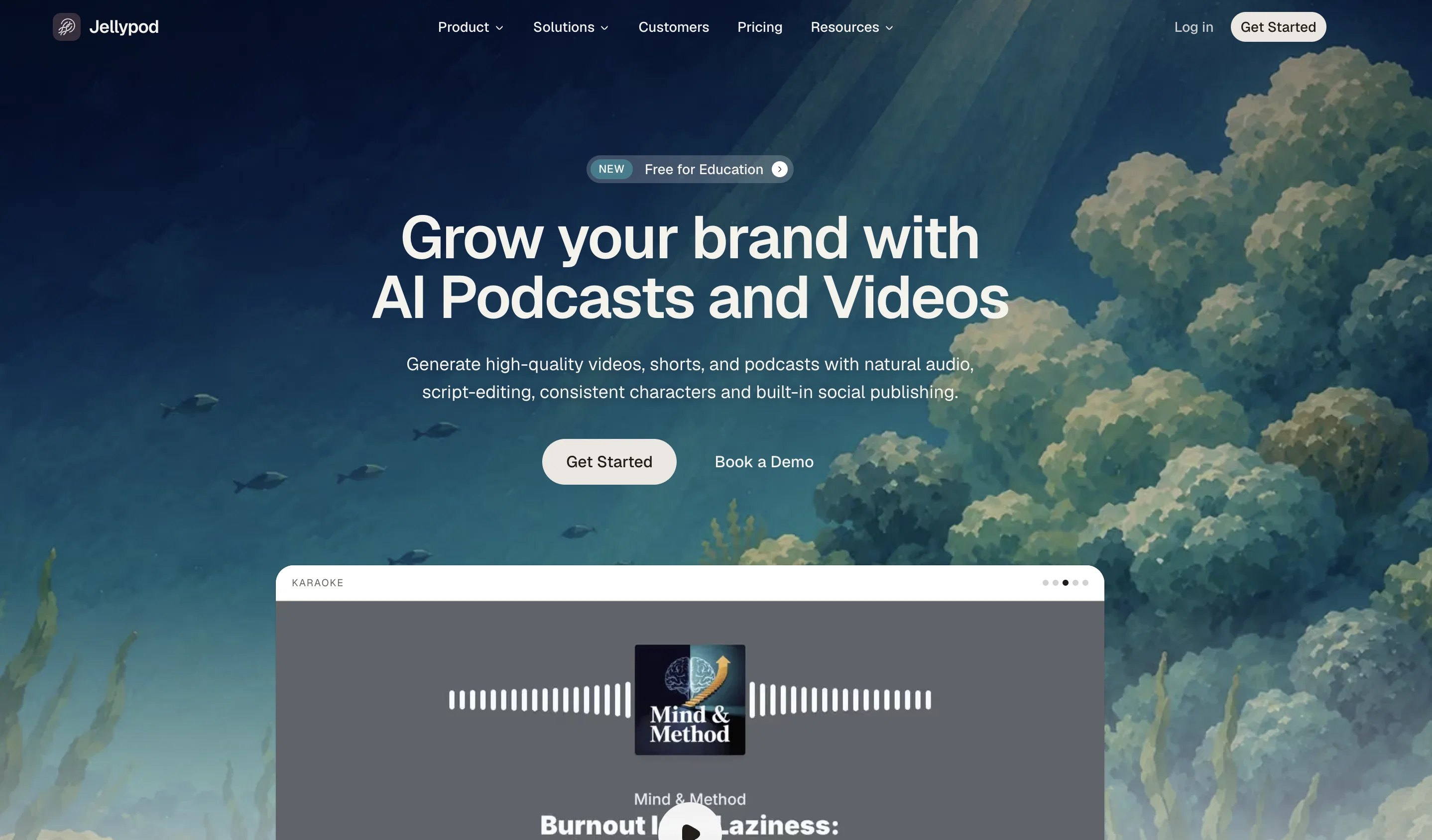 Jellypod website