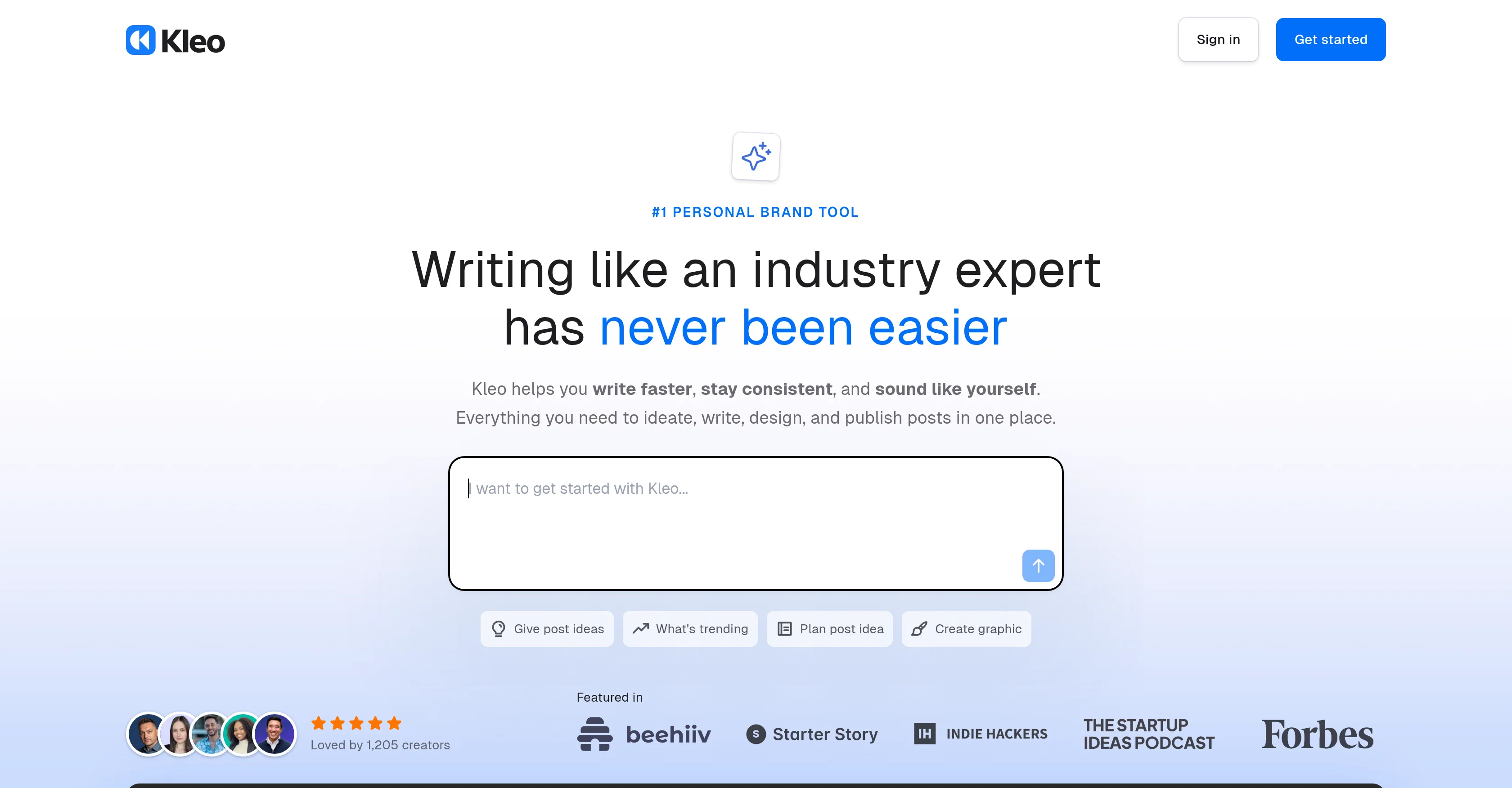 Kleo website