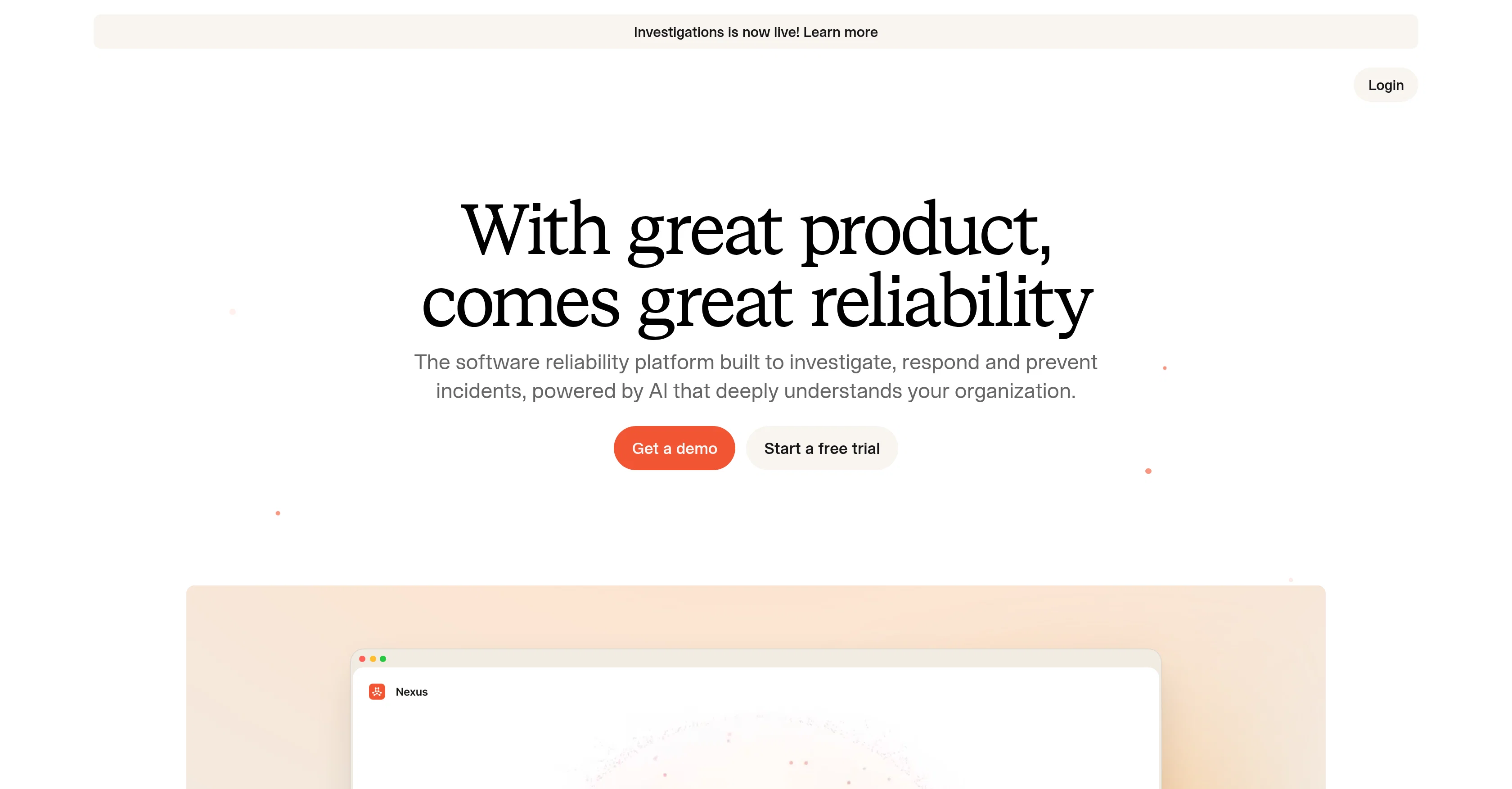 incident.io website