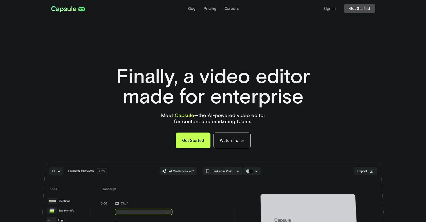 Capsule website