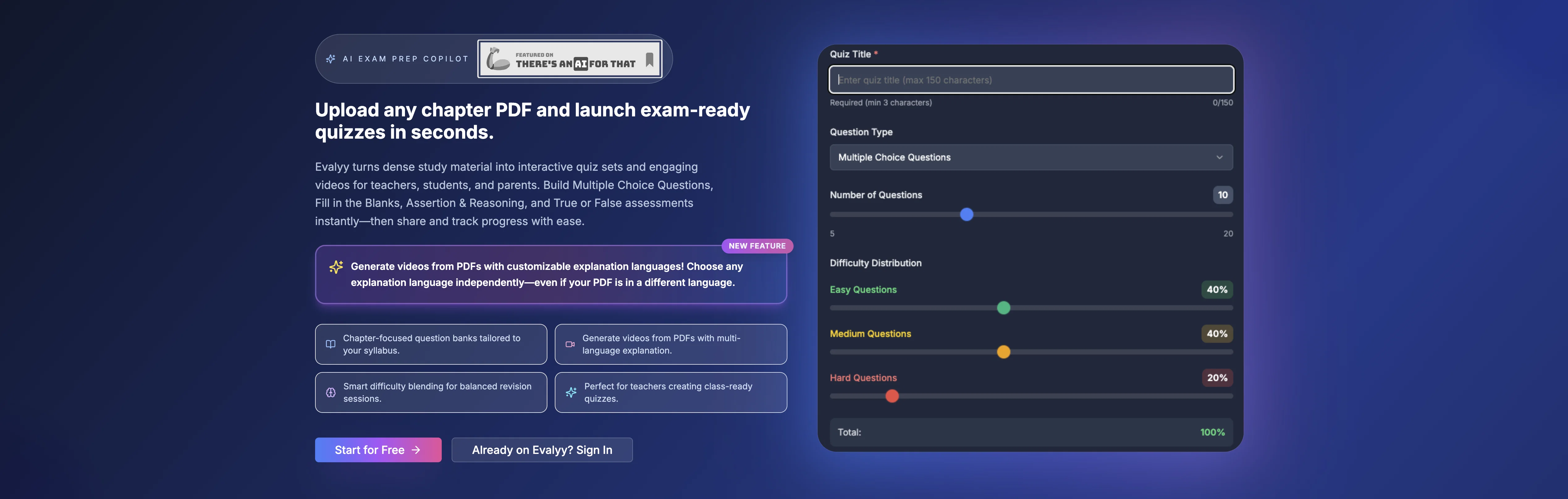 Evalyy website
