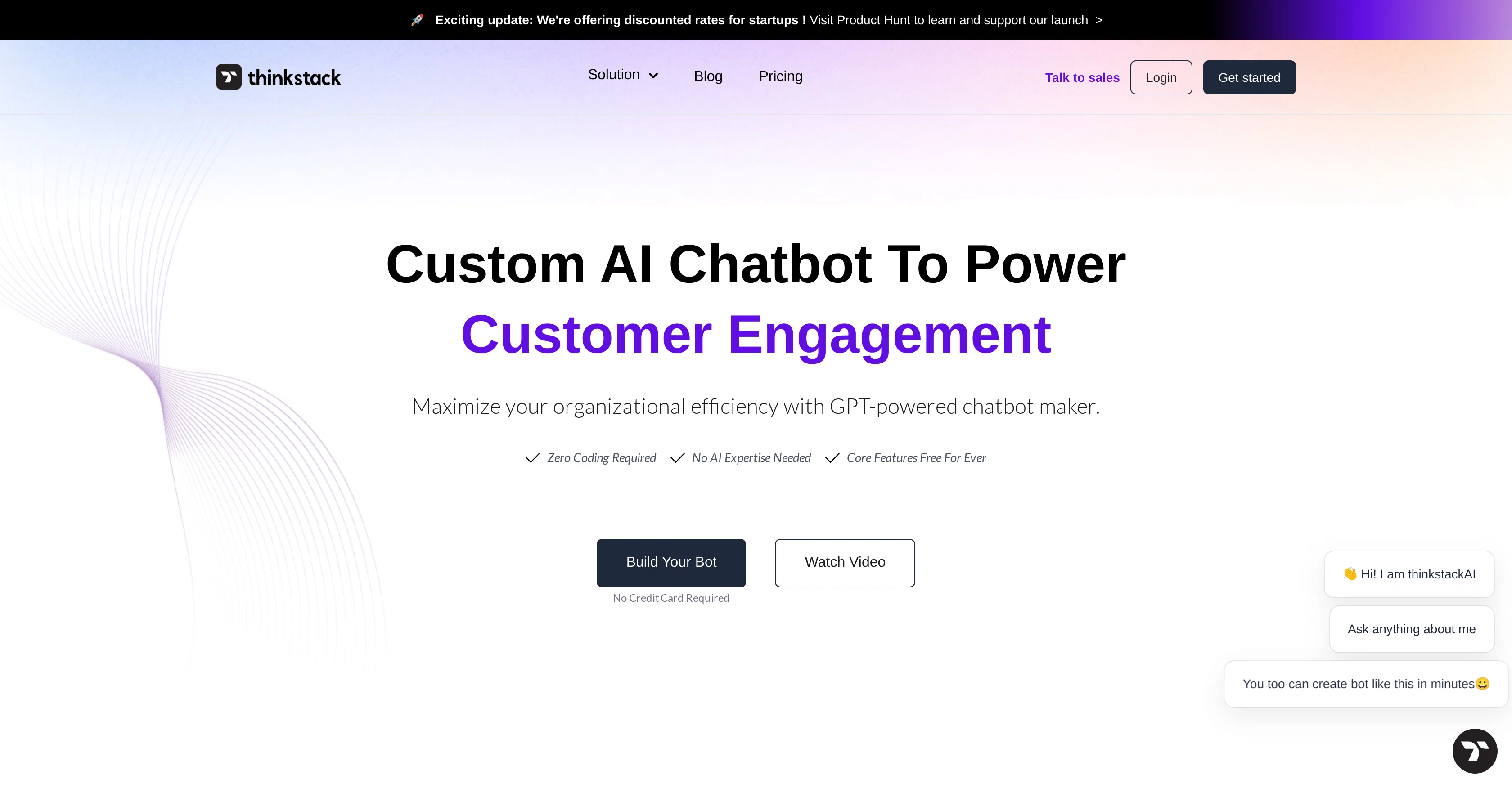 Thinkstack website