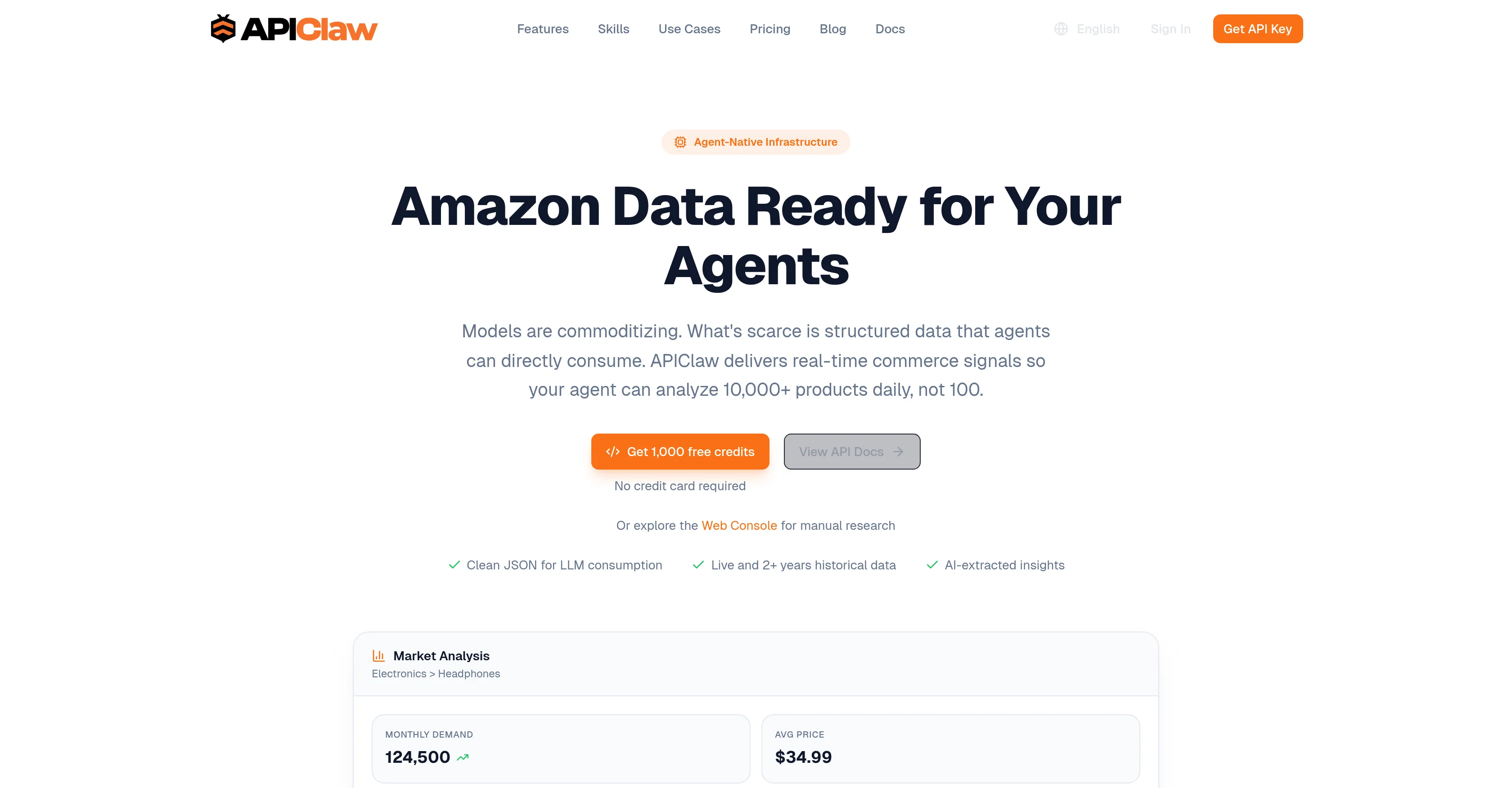 APIClaw website