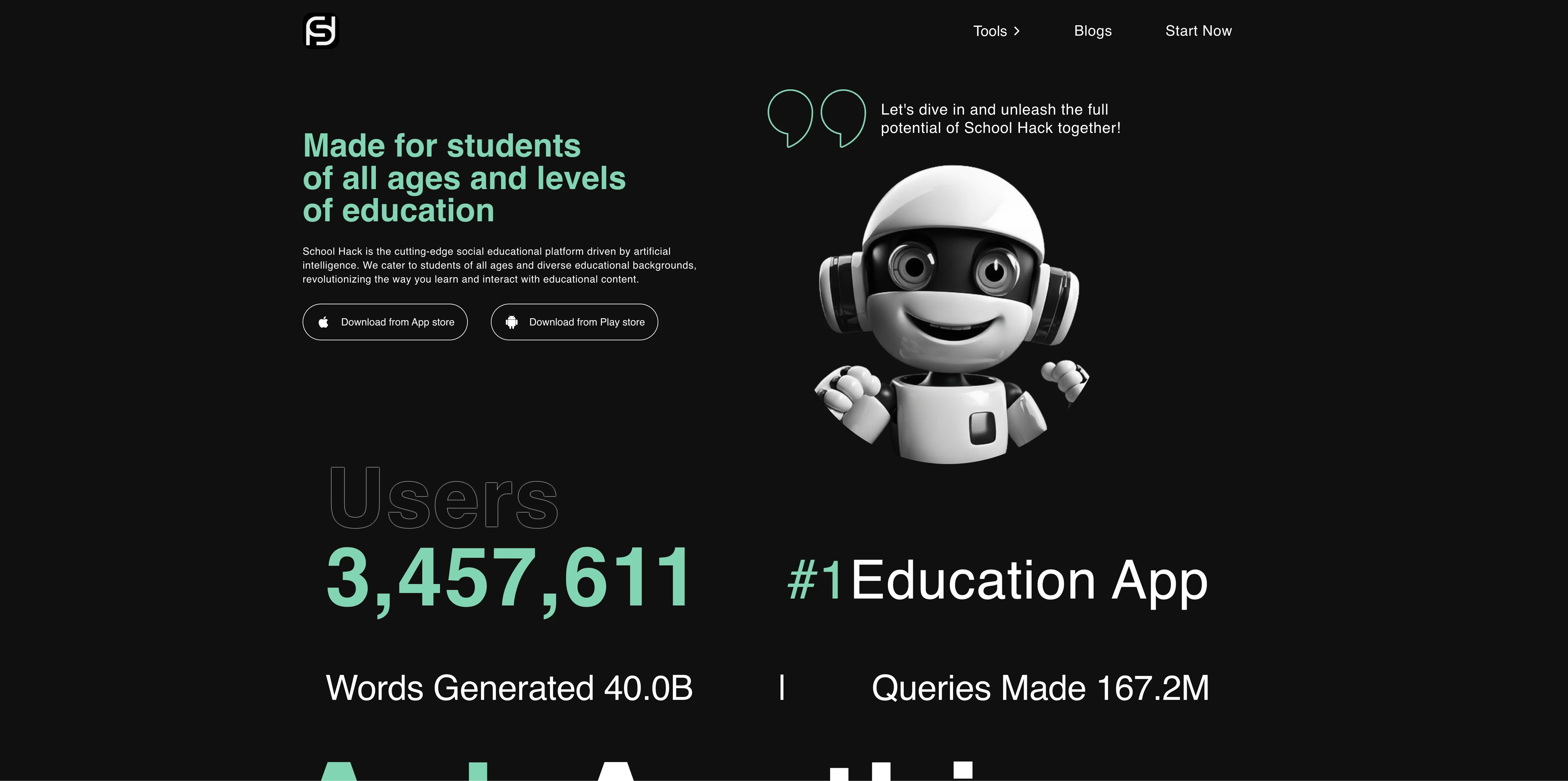SchoolHack website