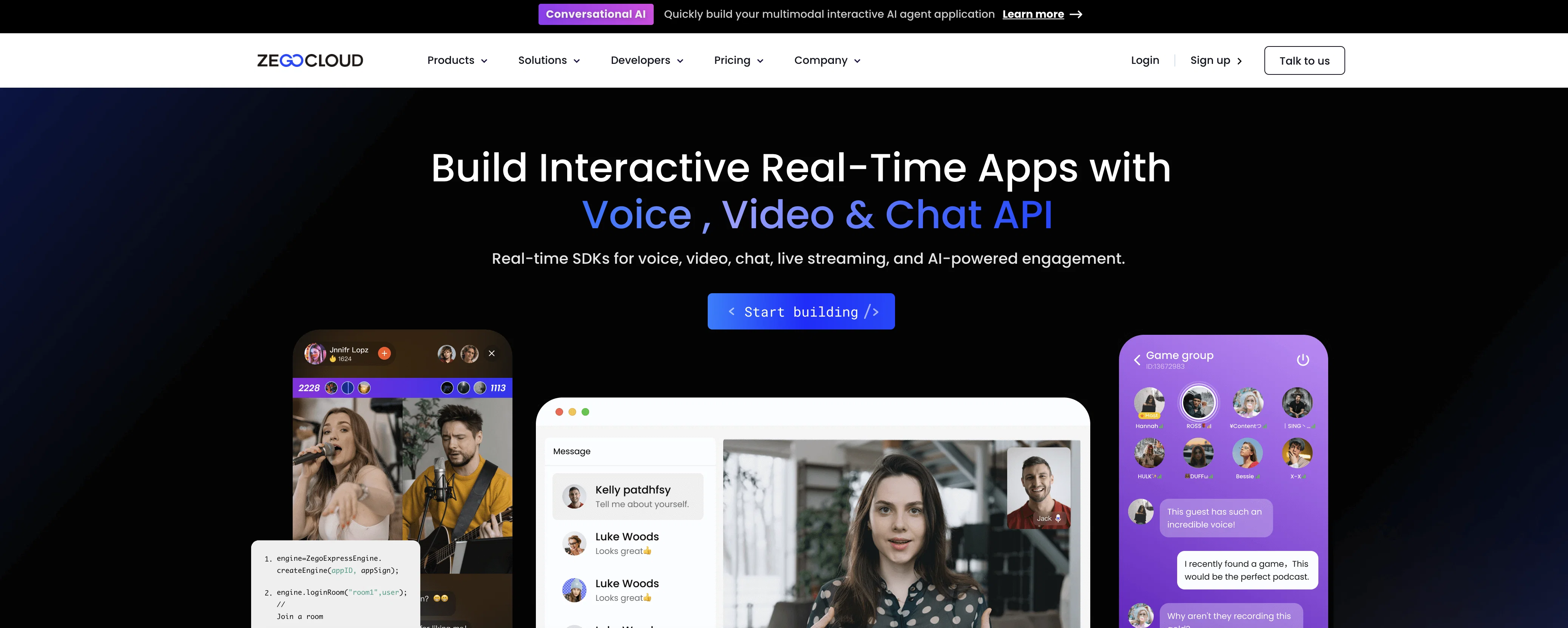ZEGOCLOUD website
