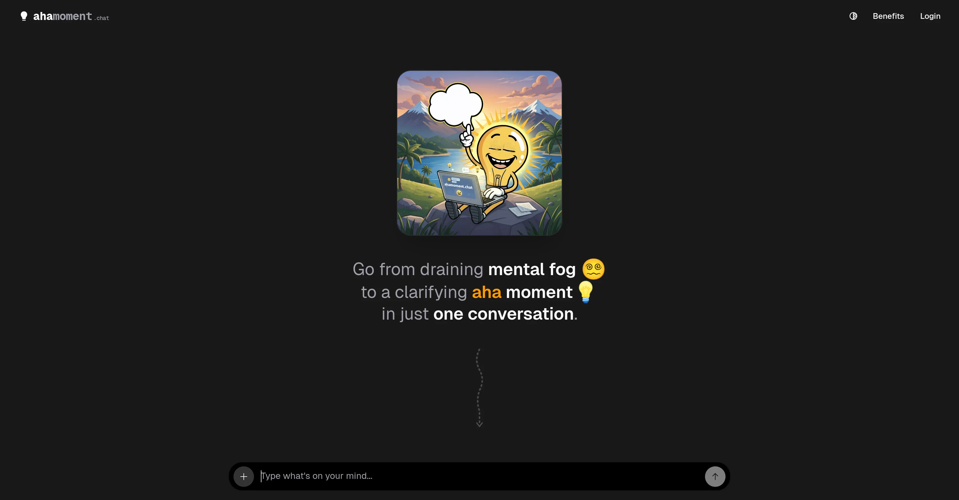 AhaMoment.chat website