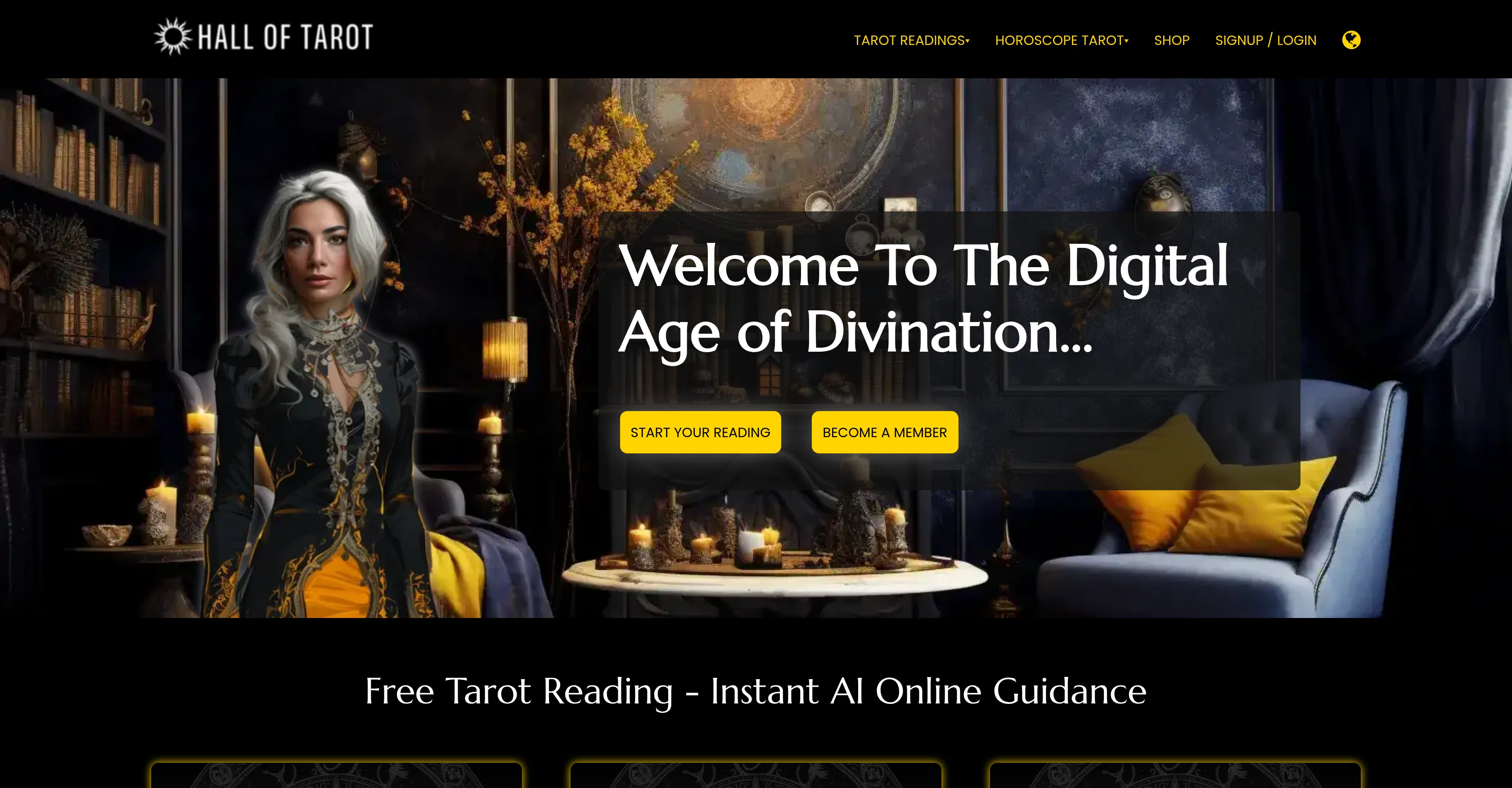Hall of Tarot website
