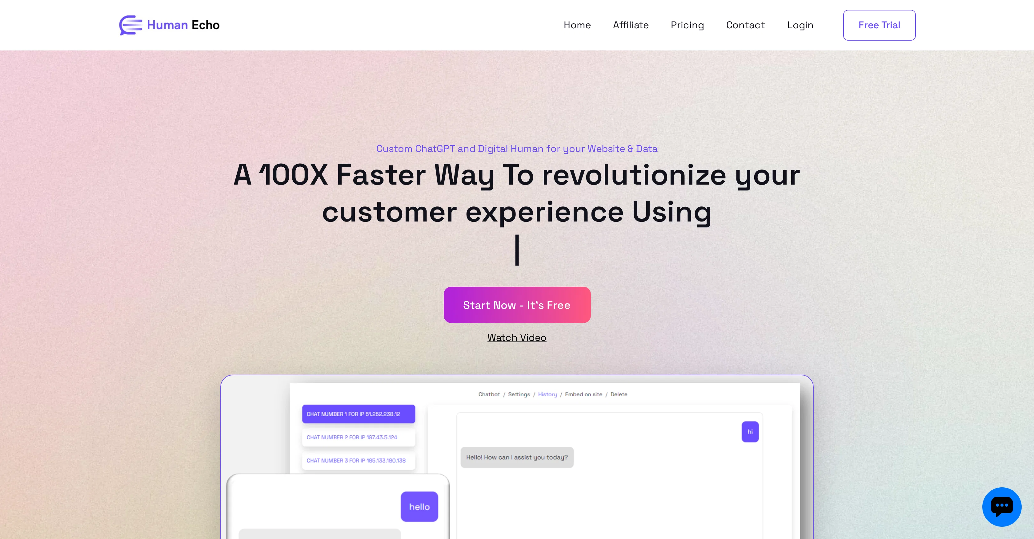 HumanEcho website