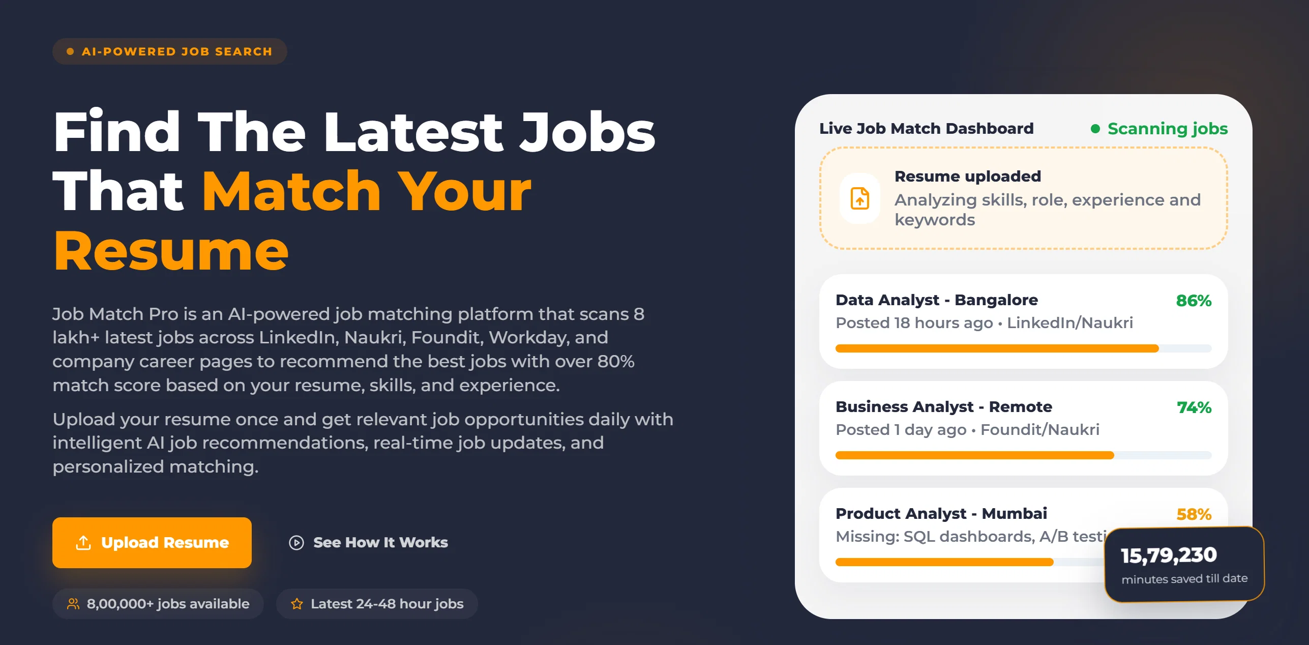 Job Match Pro website