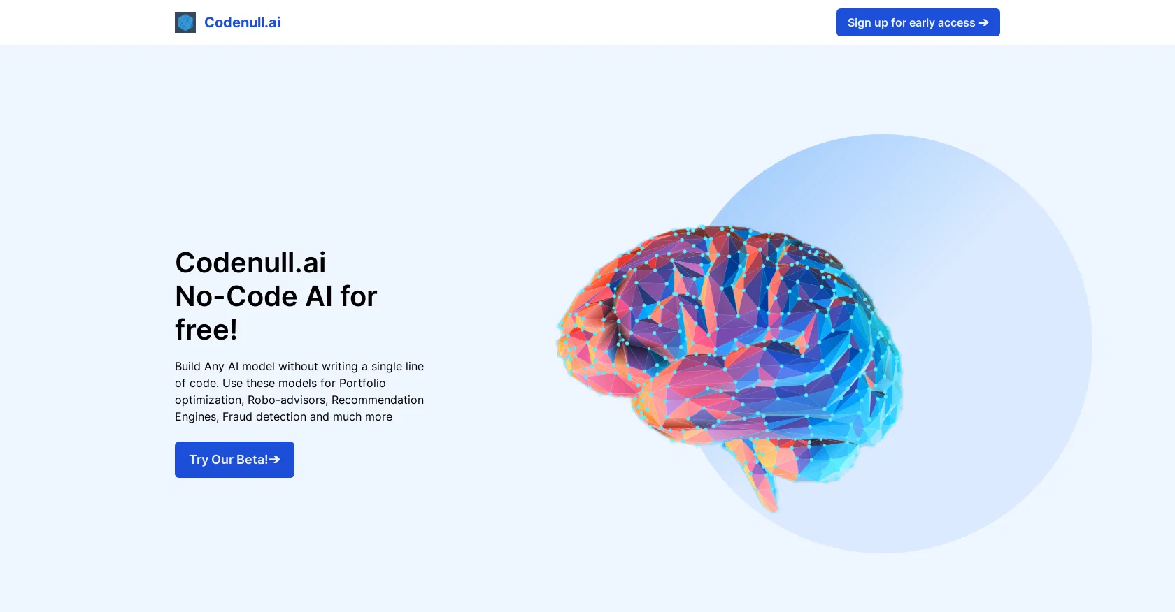 Codenull.ai website