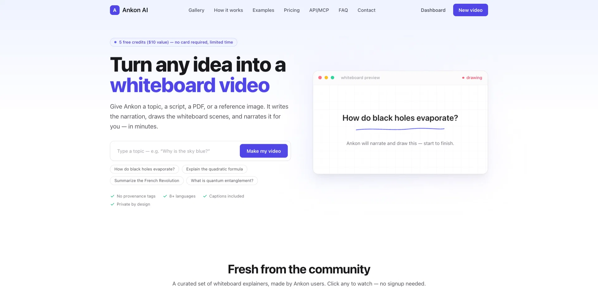 Ankon AI website