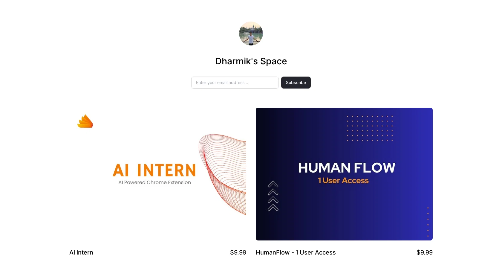 Ai Intern website