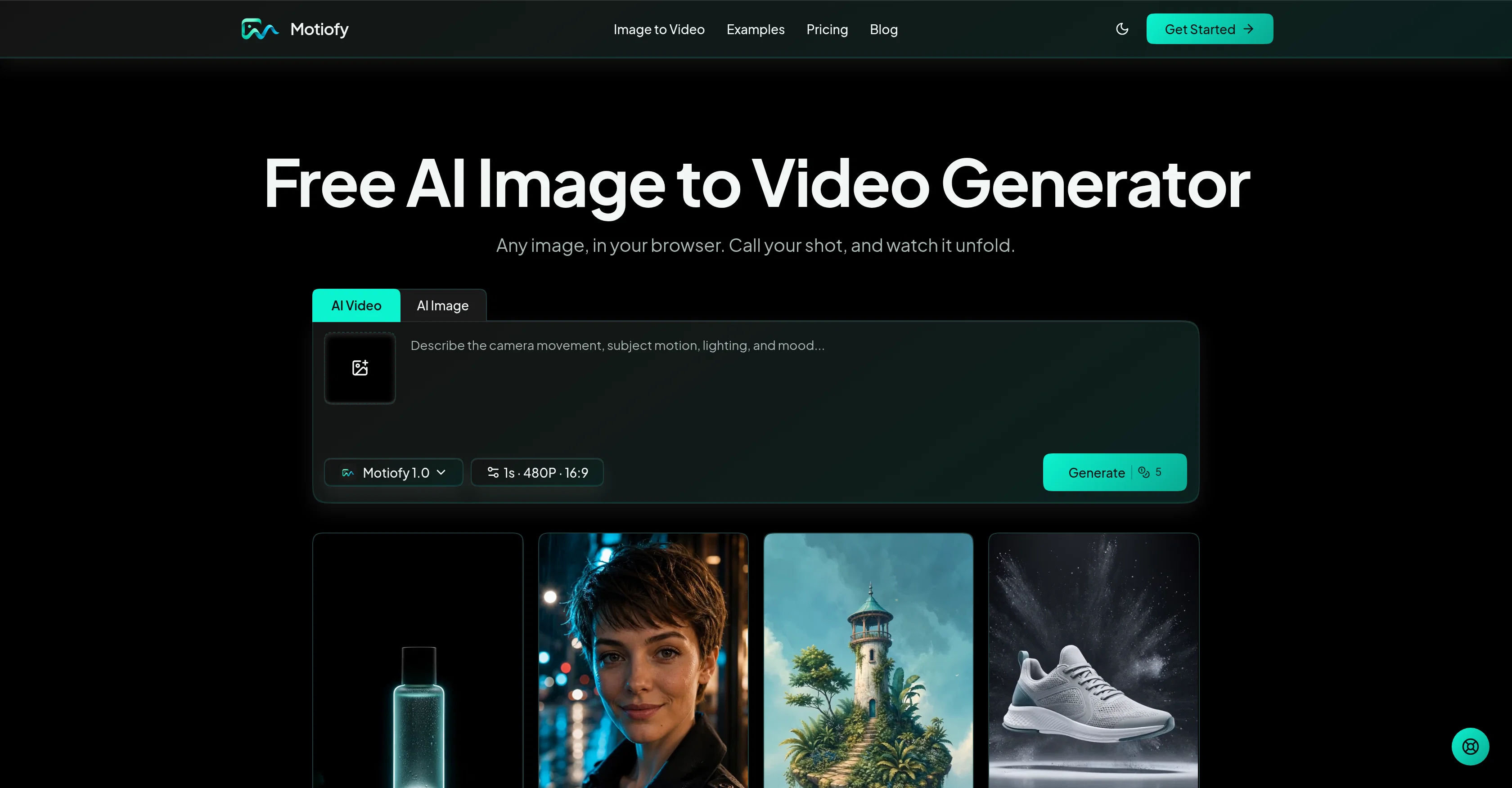 Motiofy website