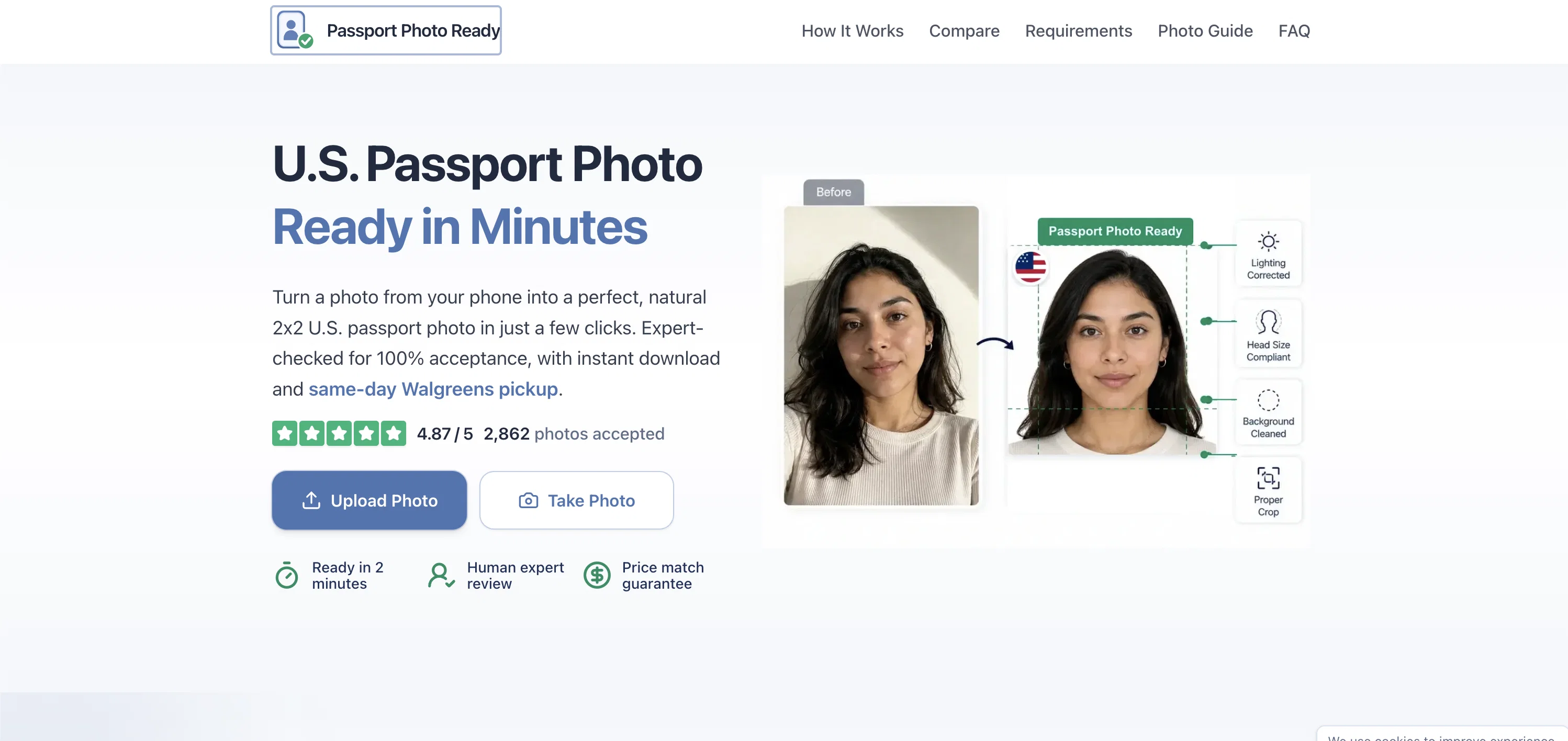 Passport Photo Ready.com website