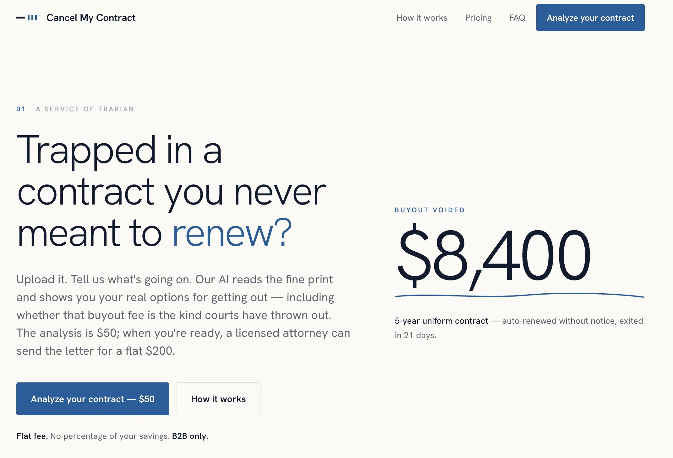 Cancel My Contract - Get out of Predatory Contracts u... website