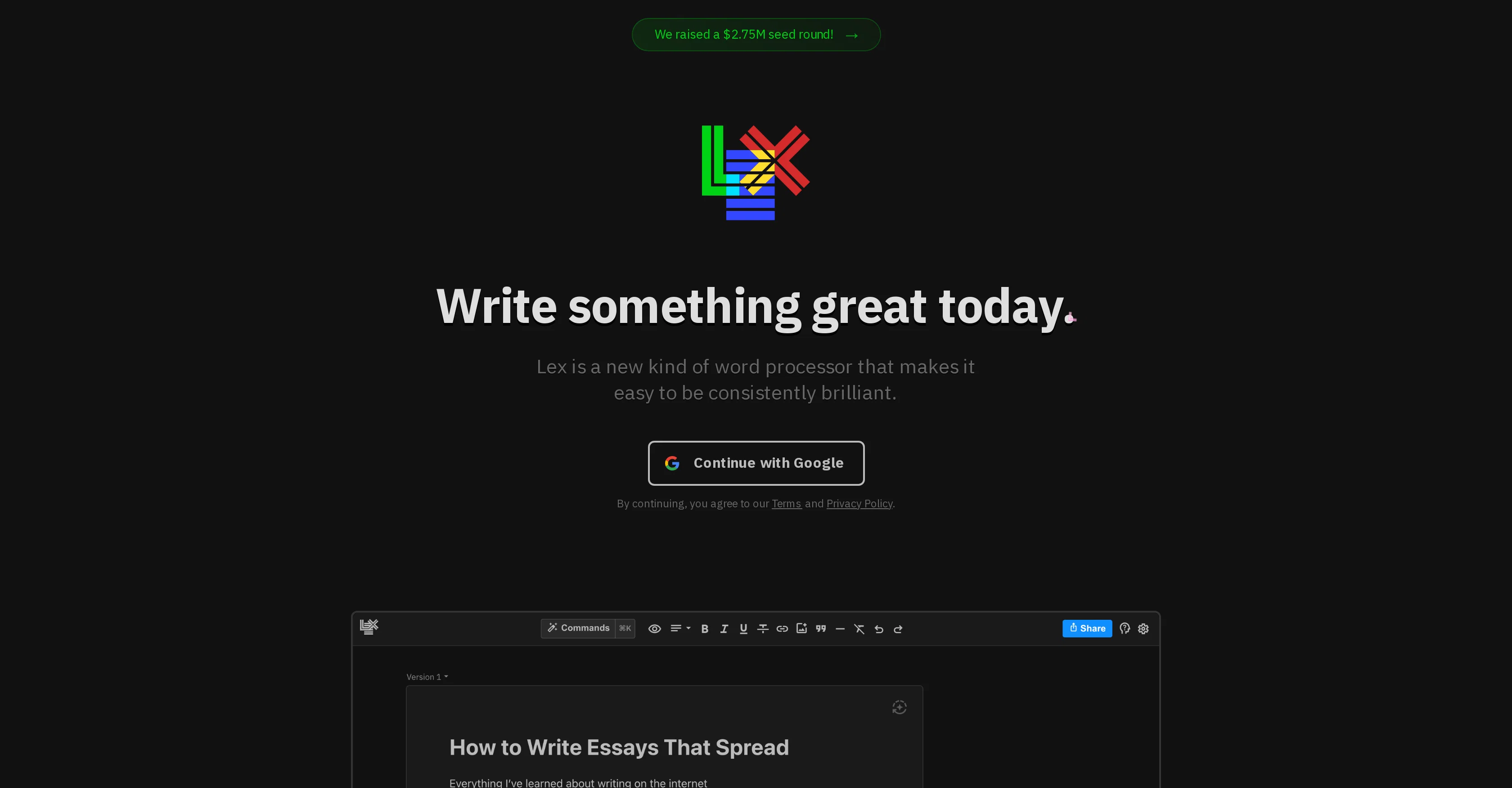 Lex website