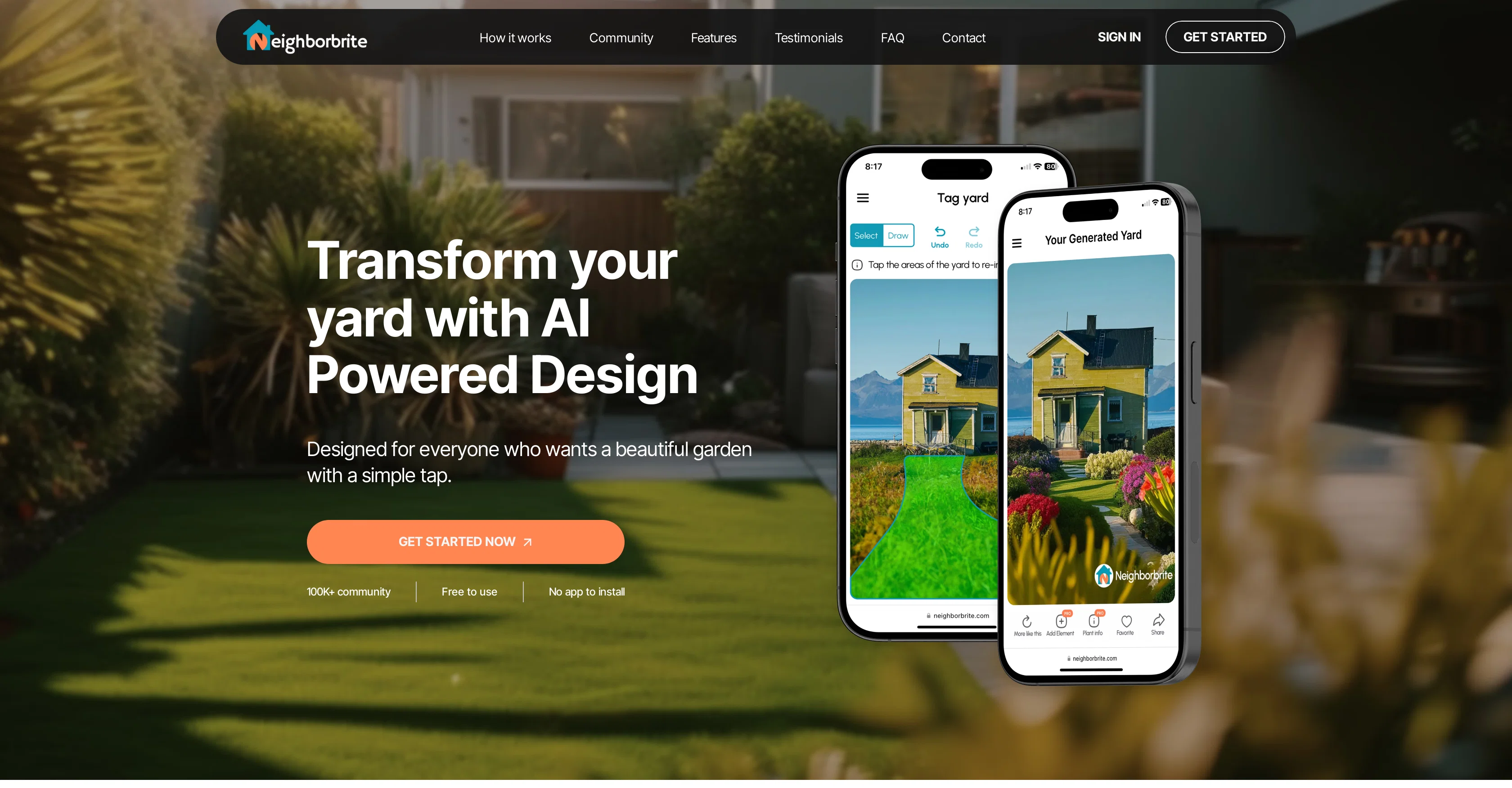 Neighborbrite website
