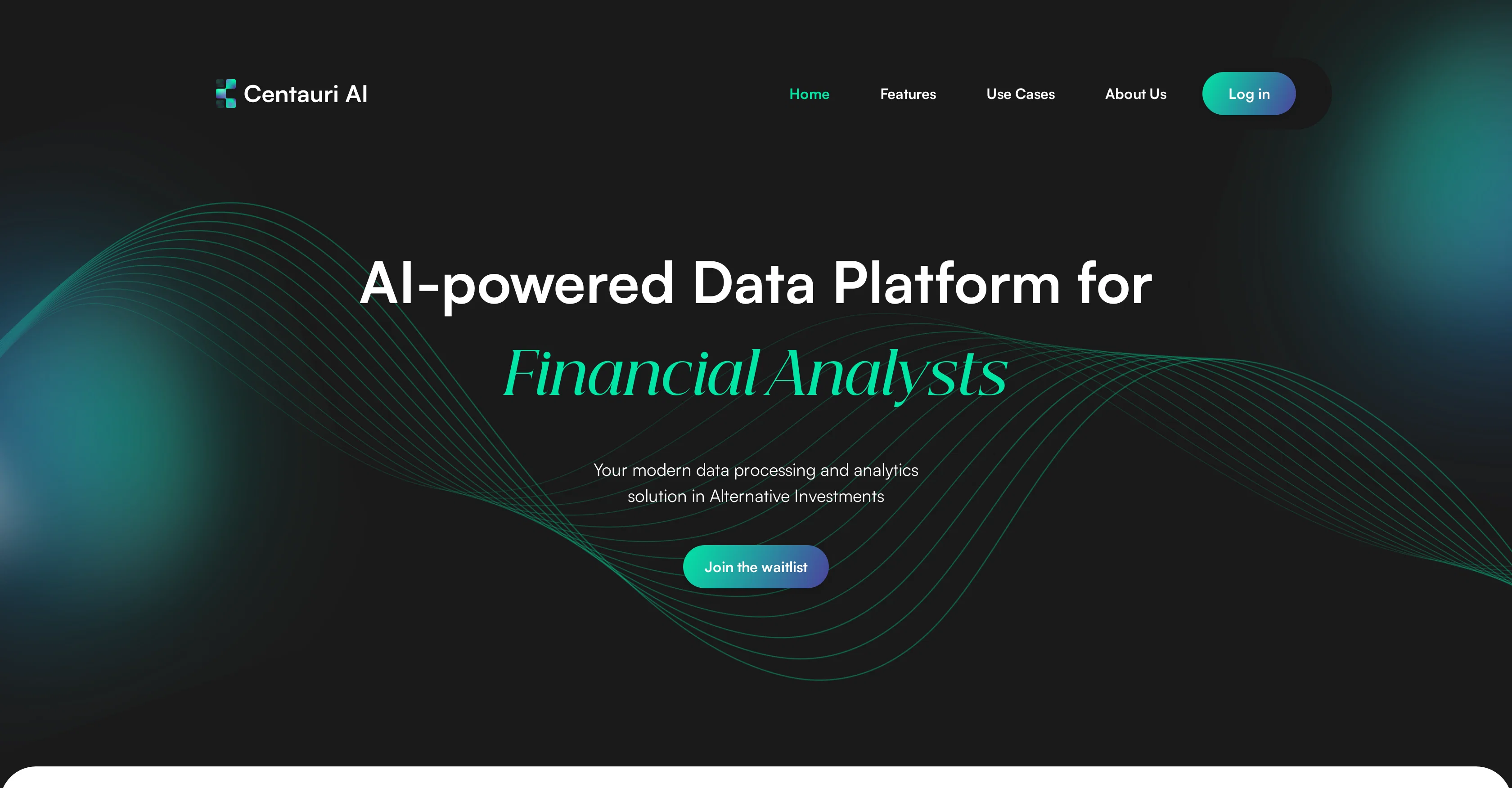 Centauri AI website
