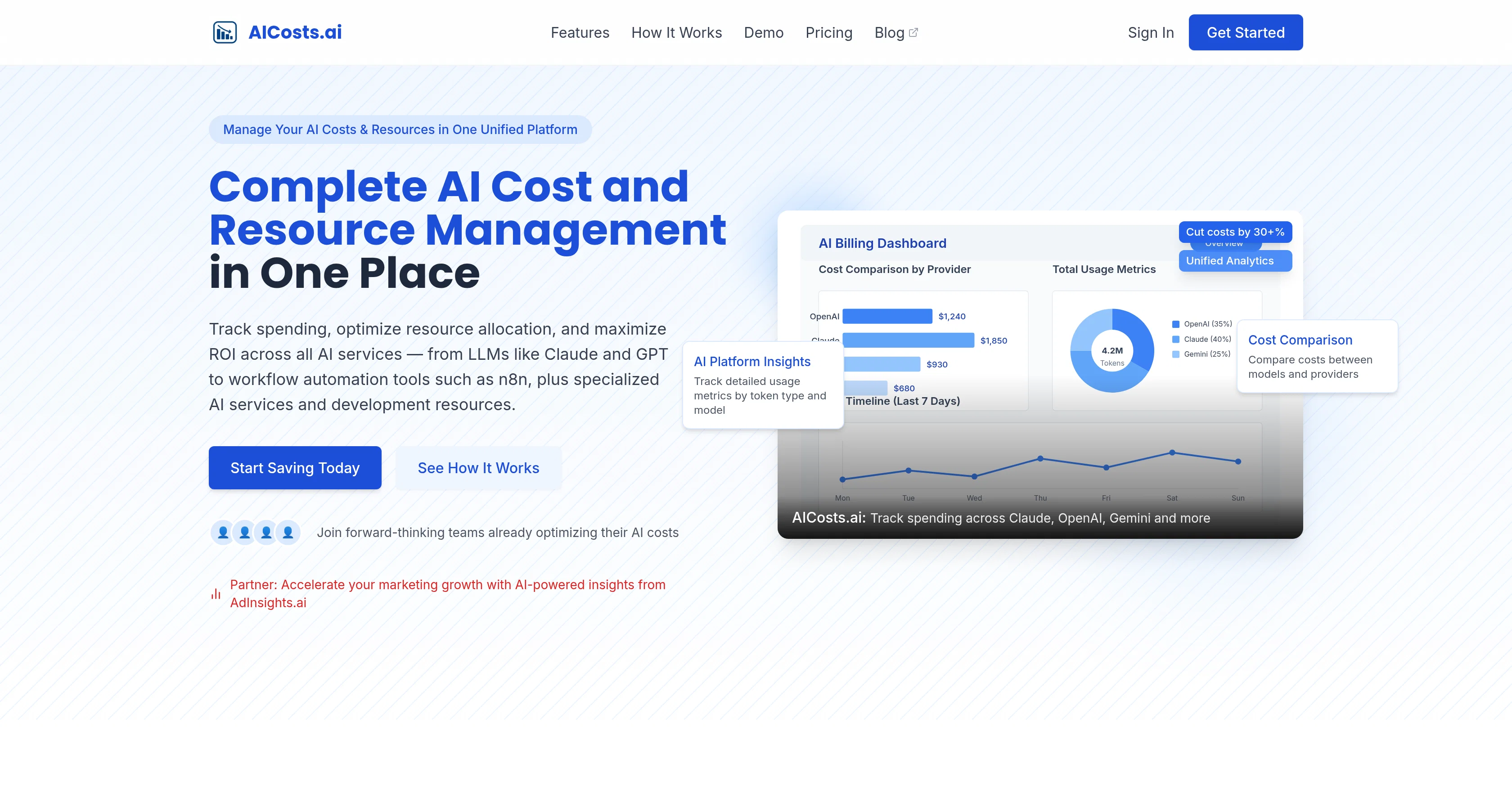 AICosts.ai website