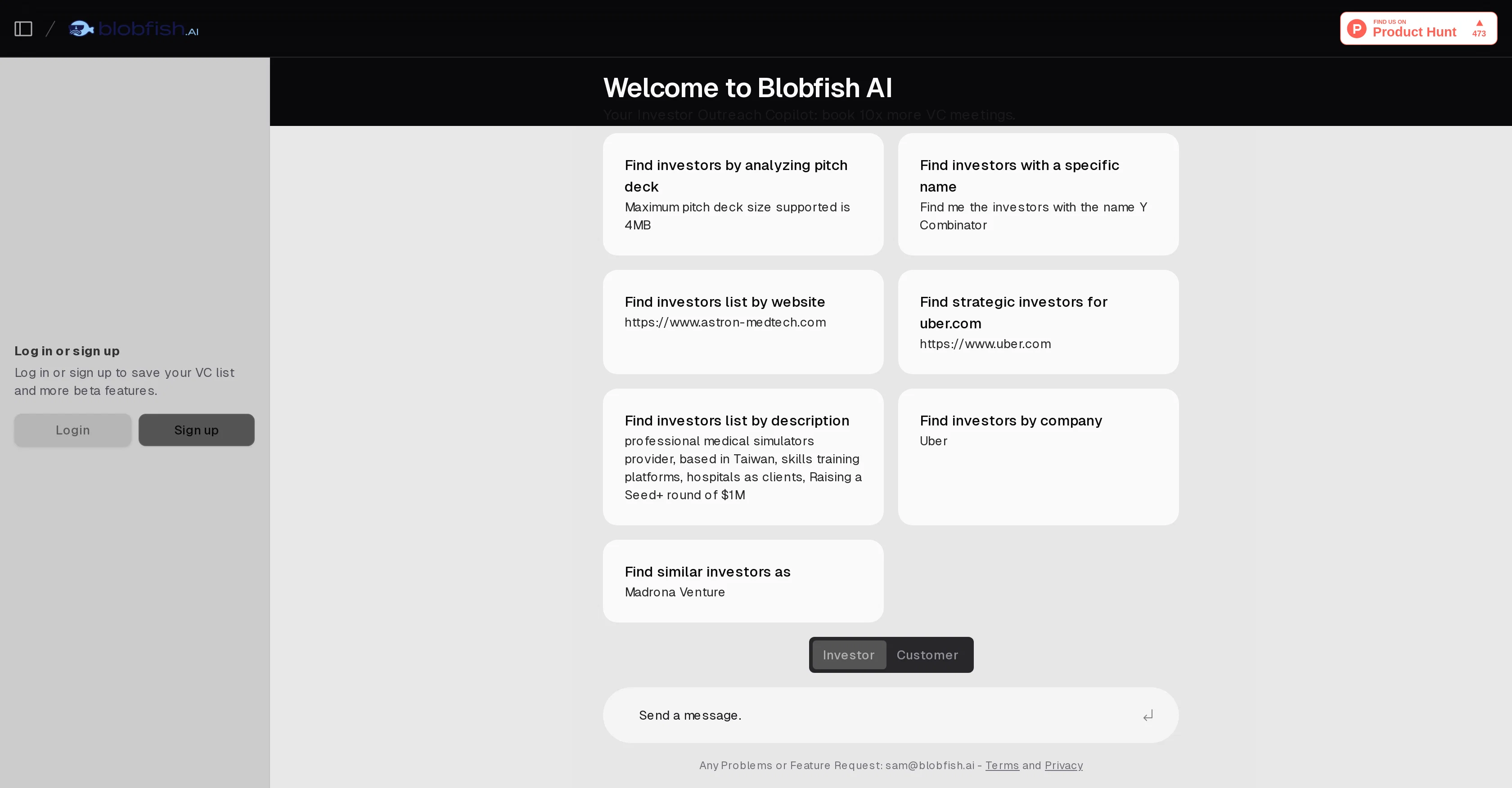 Blobfish website