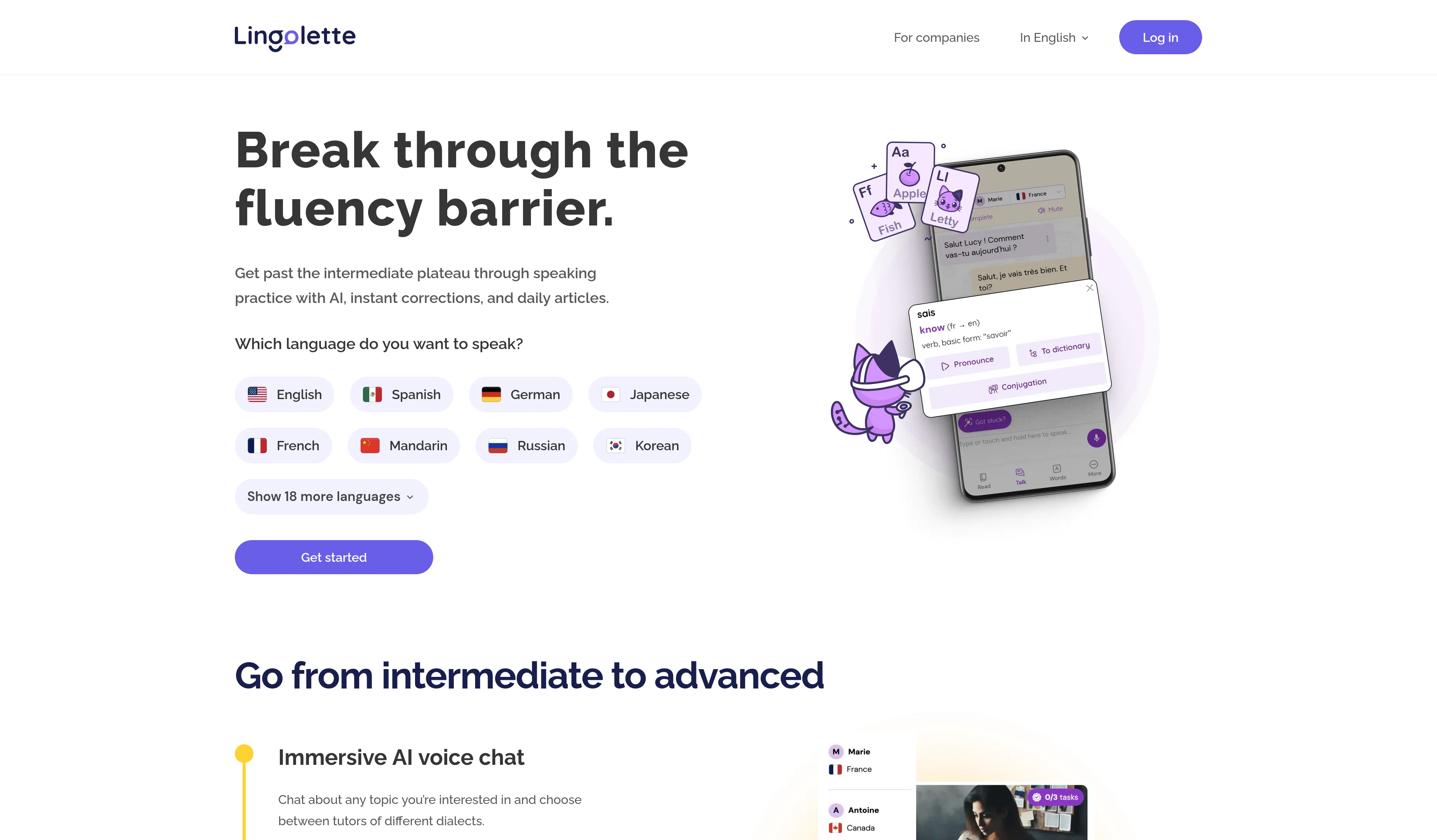 Lingolette website