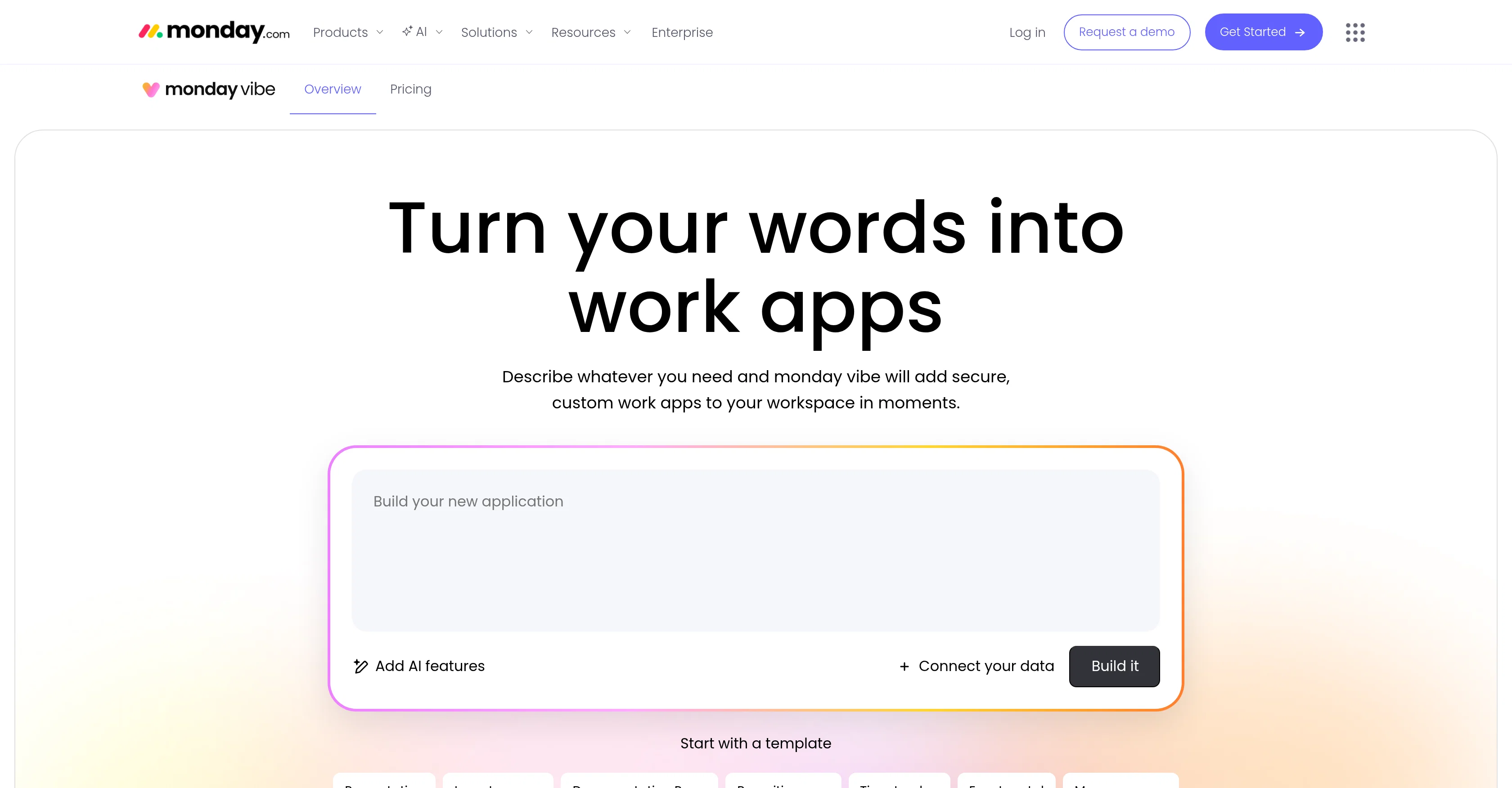 Monday Vibe website