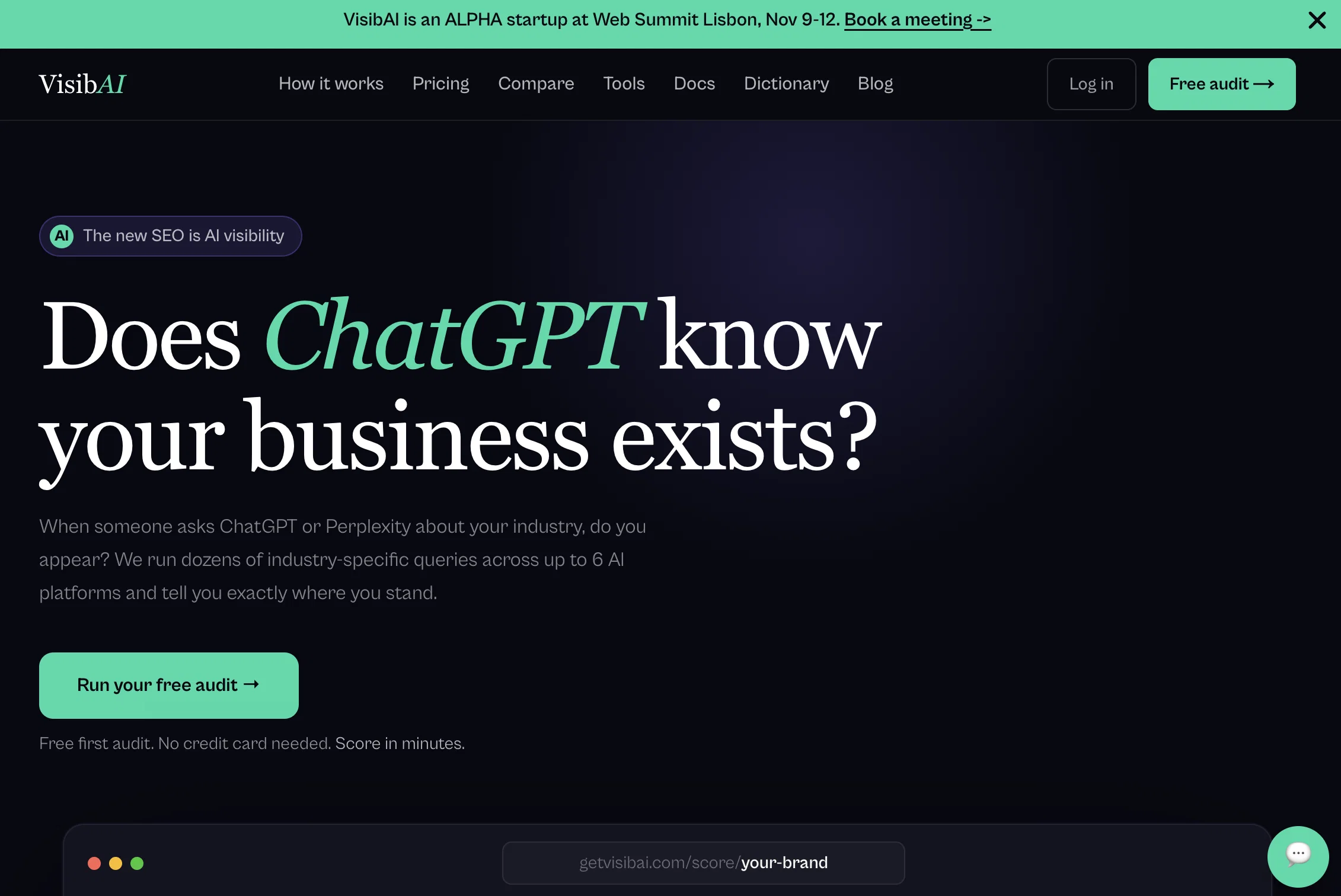 VisibAI website