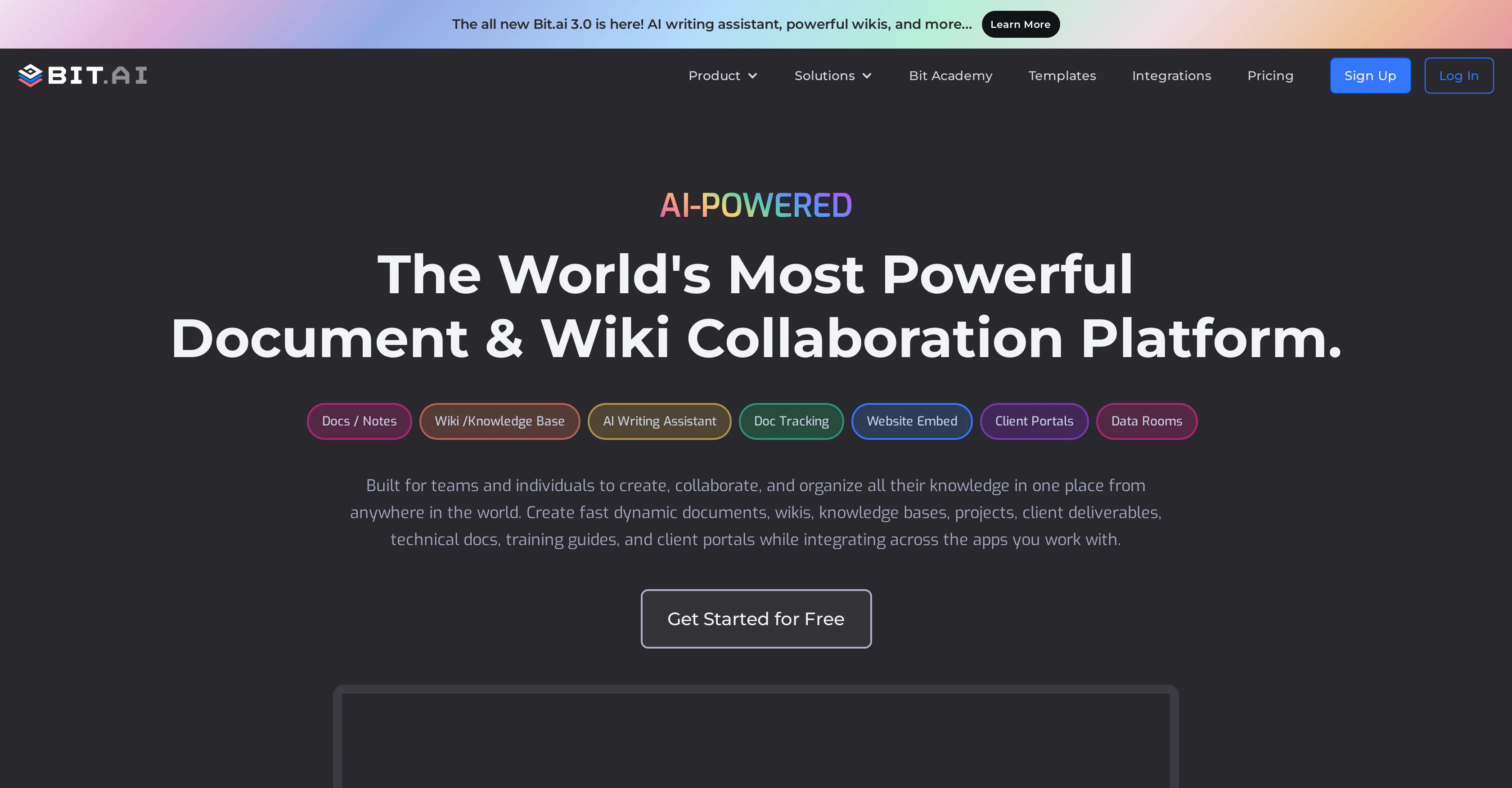 Bit.ai website