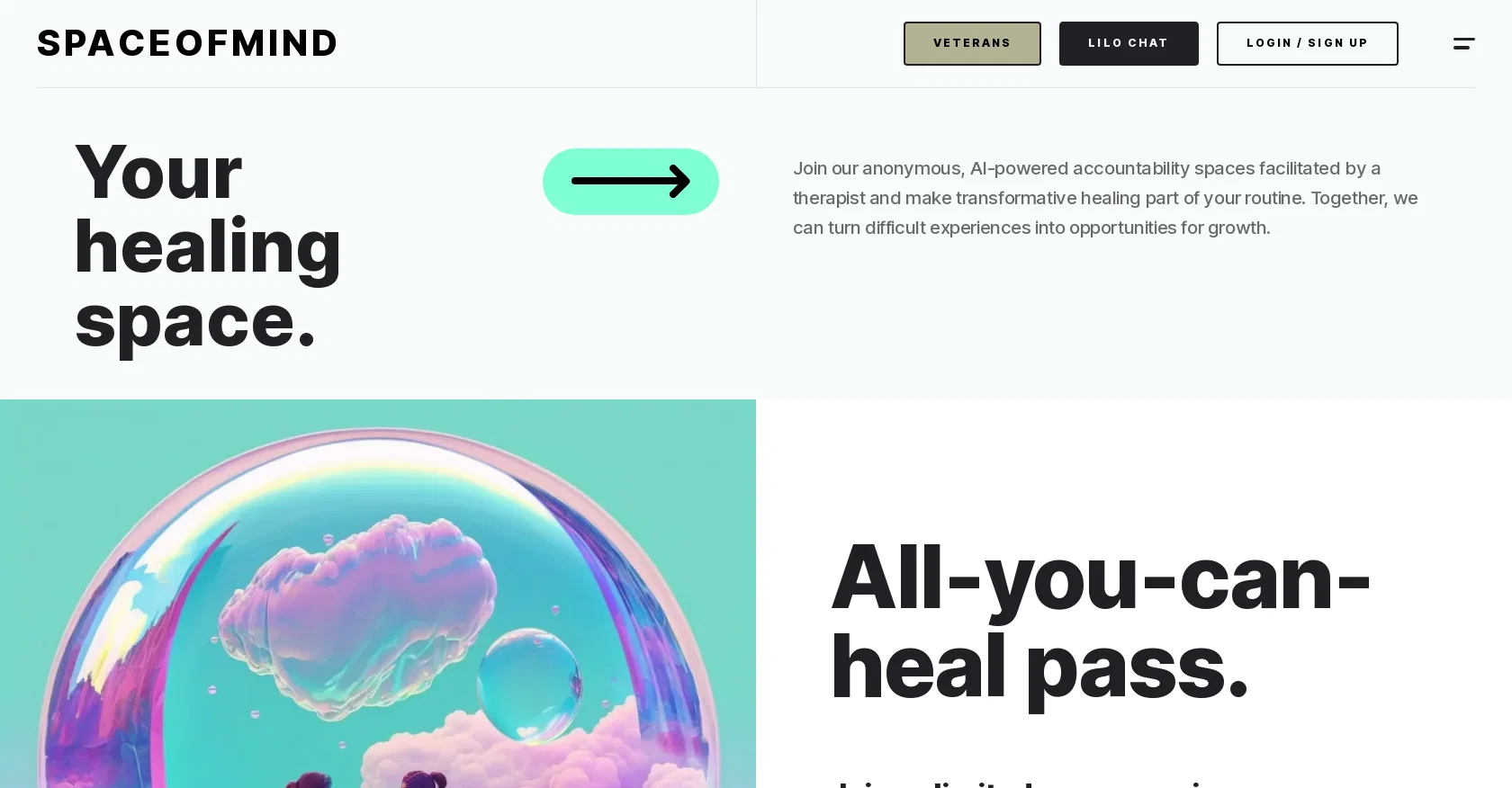 Space of Mind website