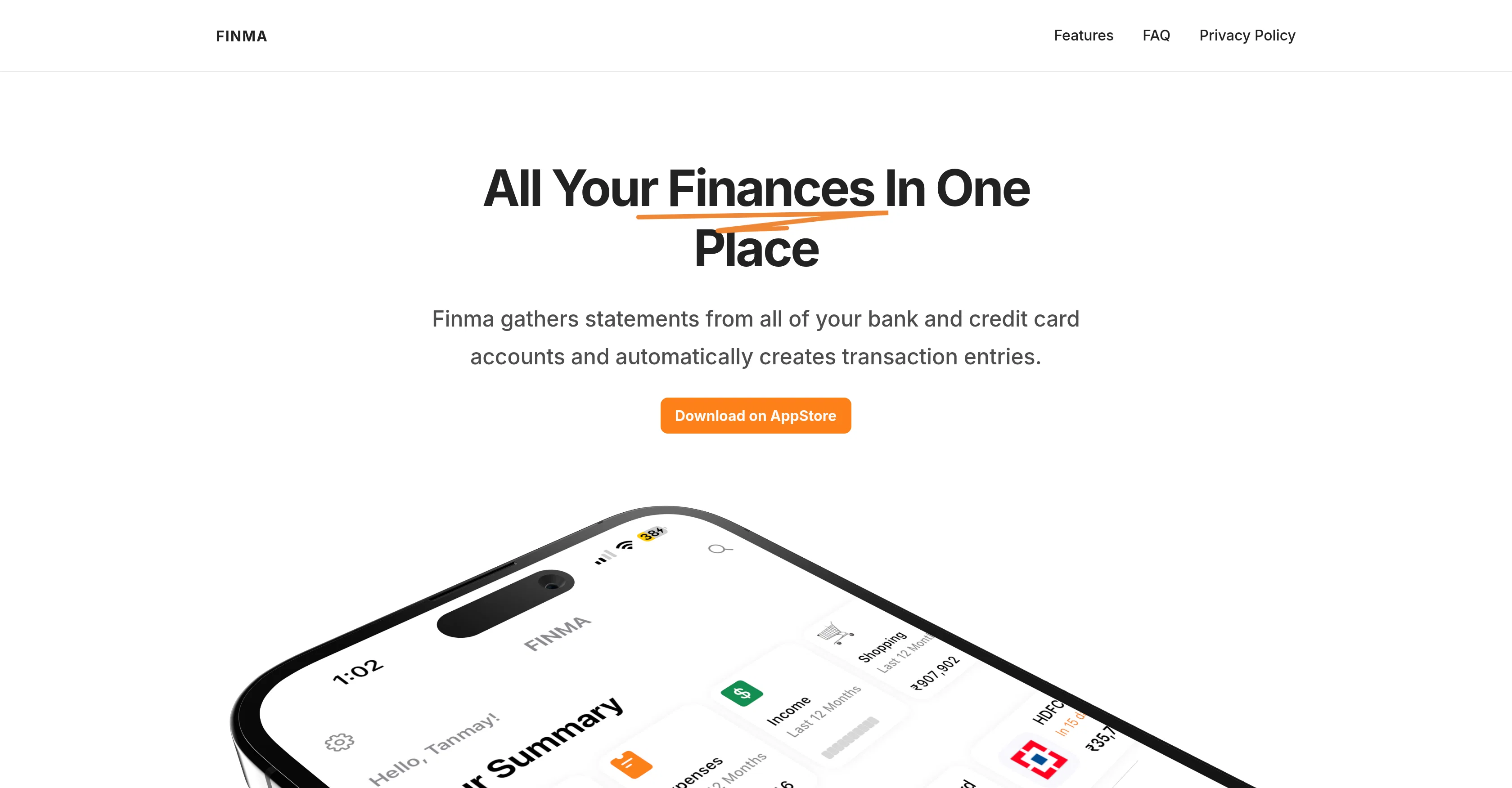 Finma website