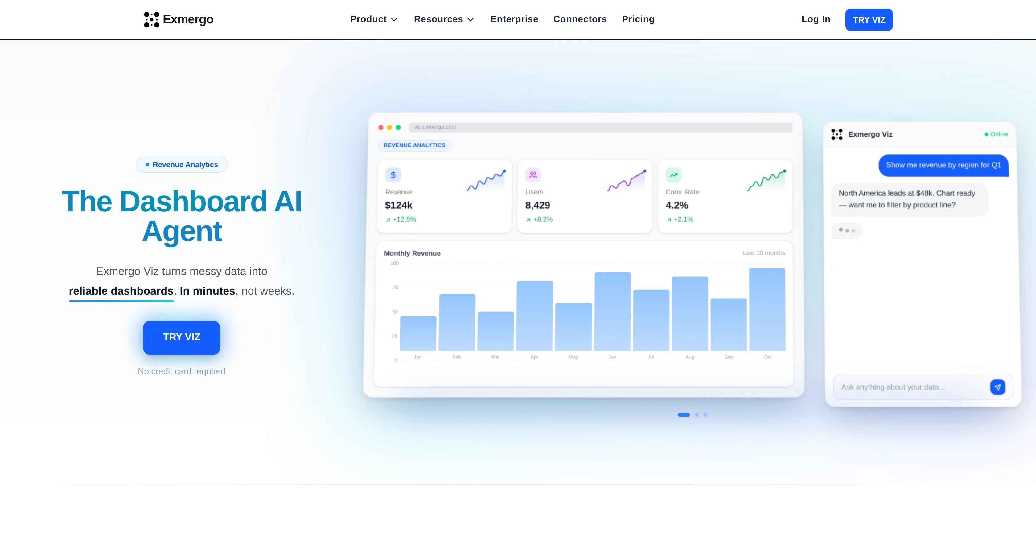 Exmergo Viz website