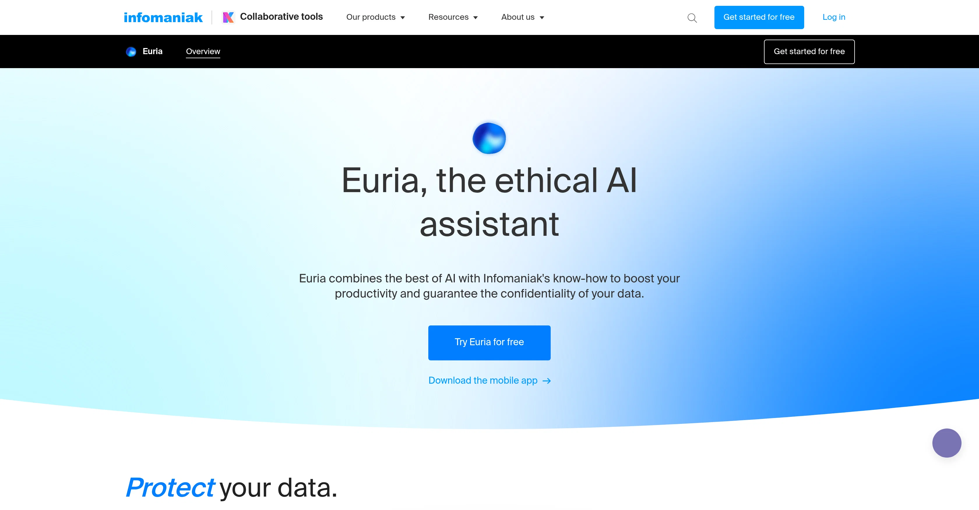 Euria website