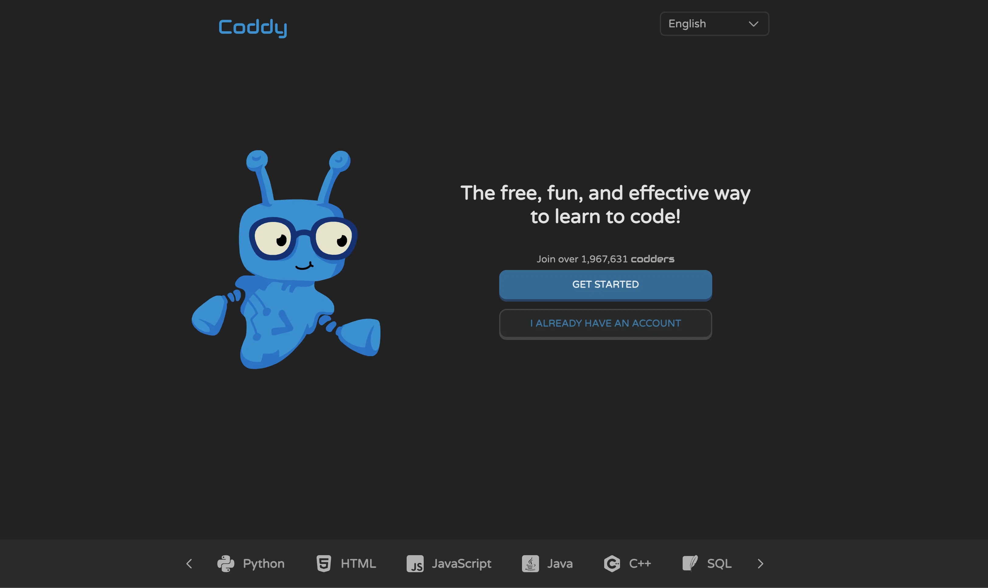 Coddy website
