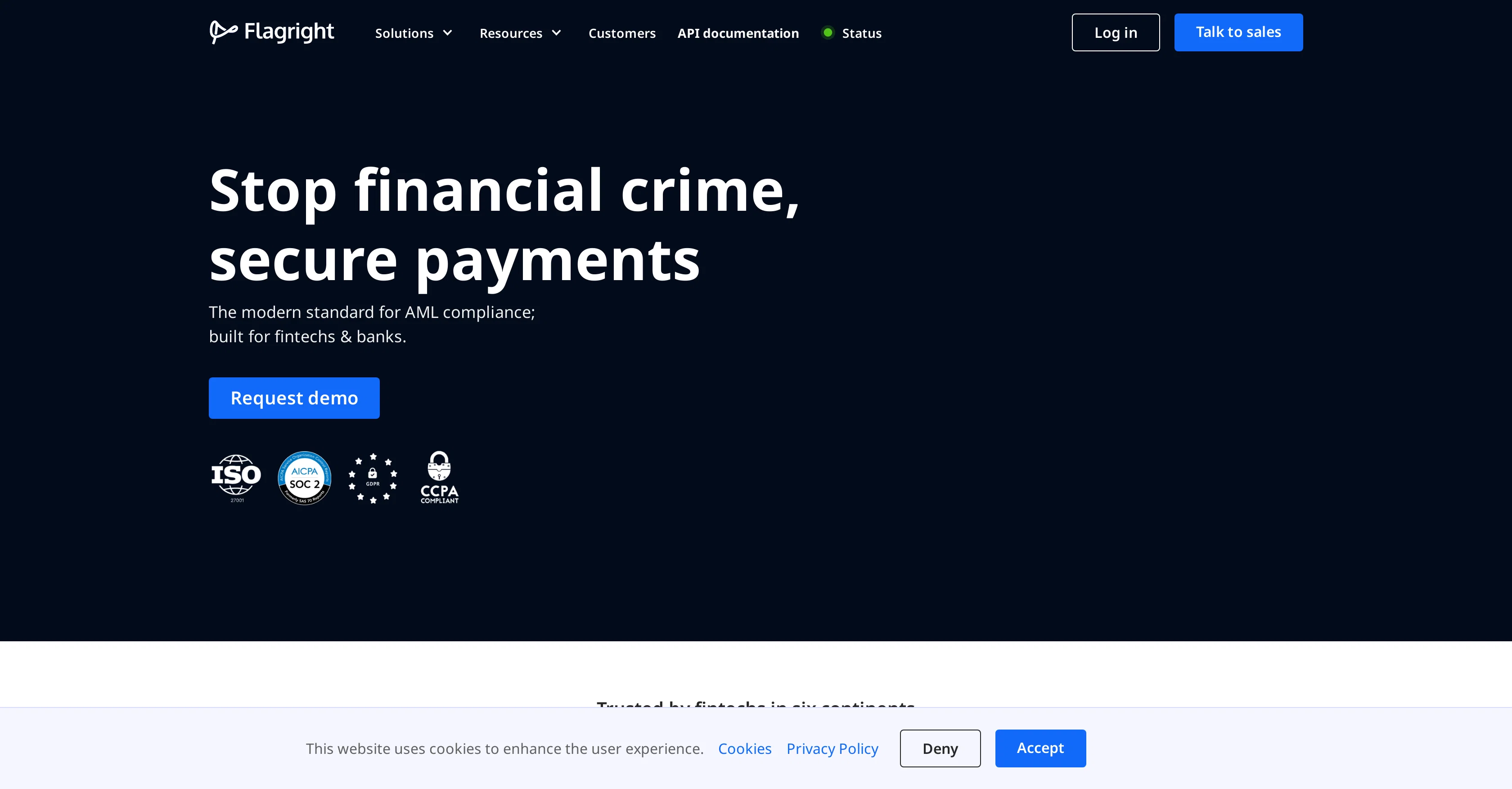 Flagright website