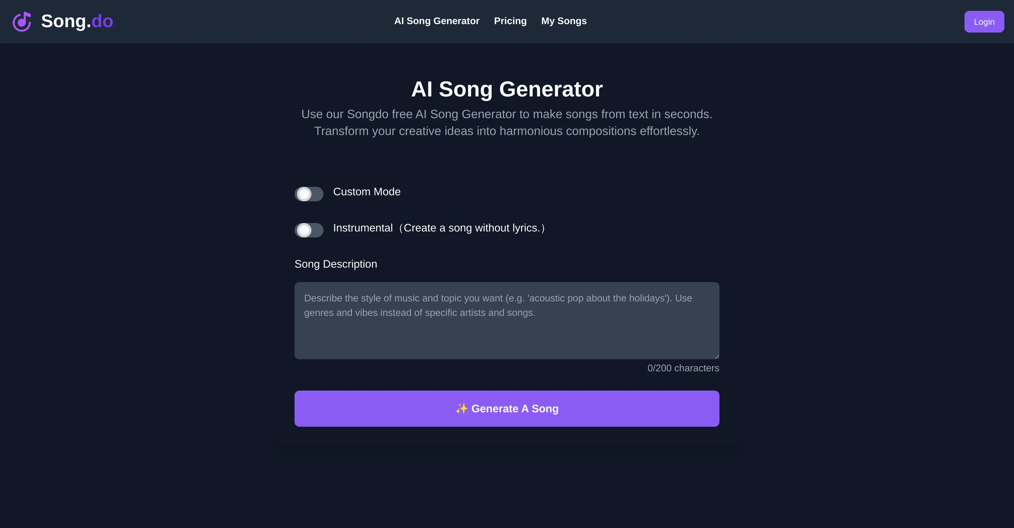 Song.do website