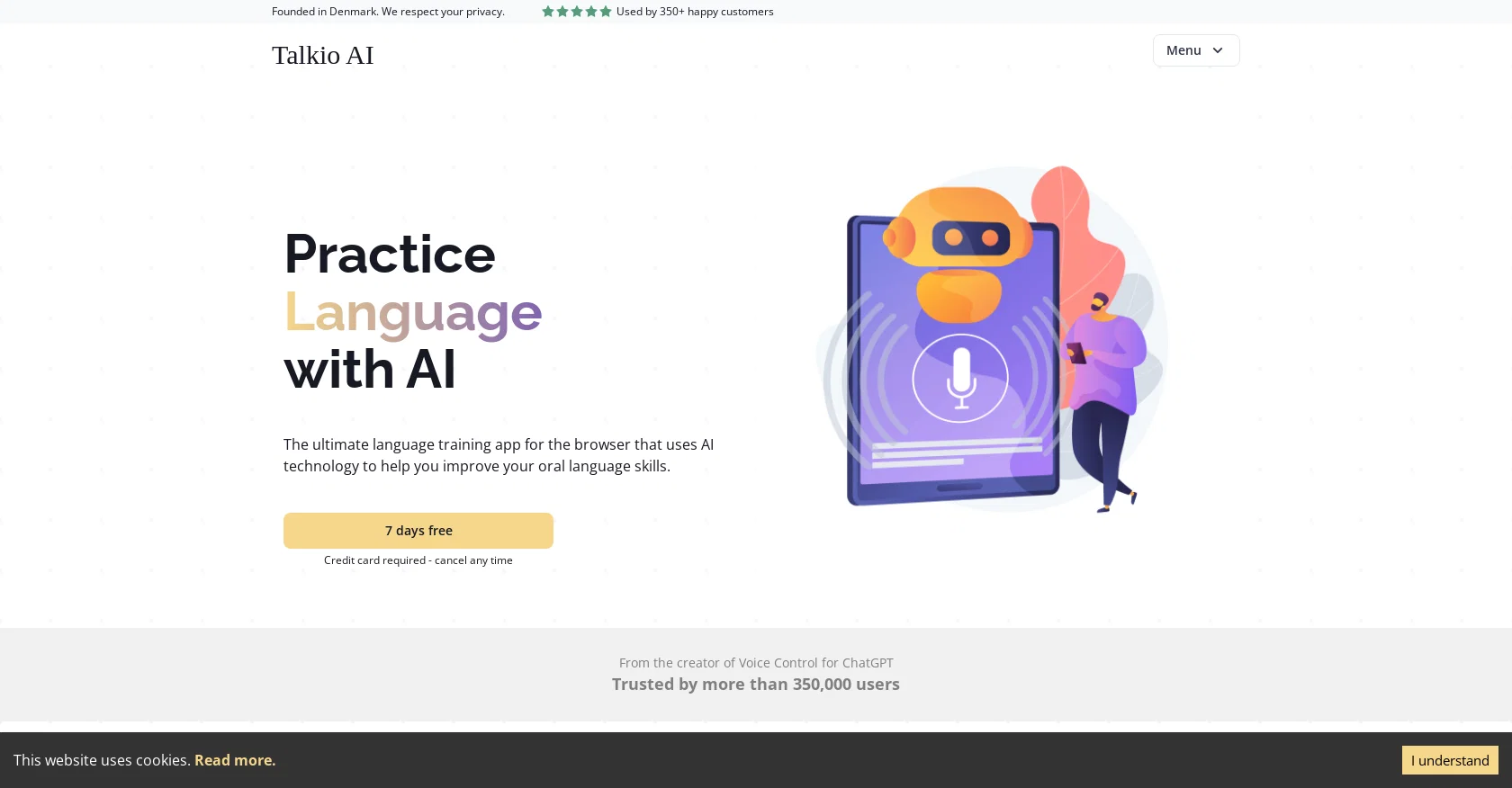 Talkio  website