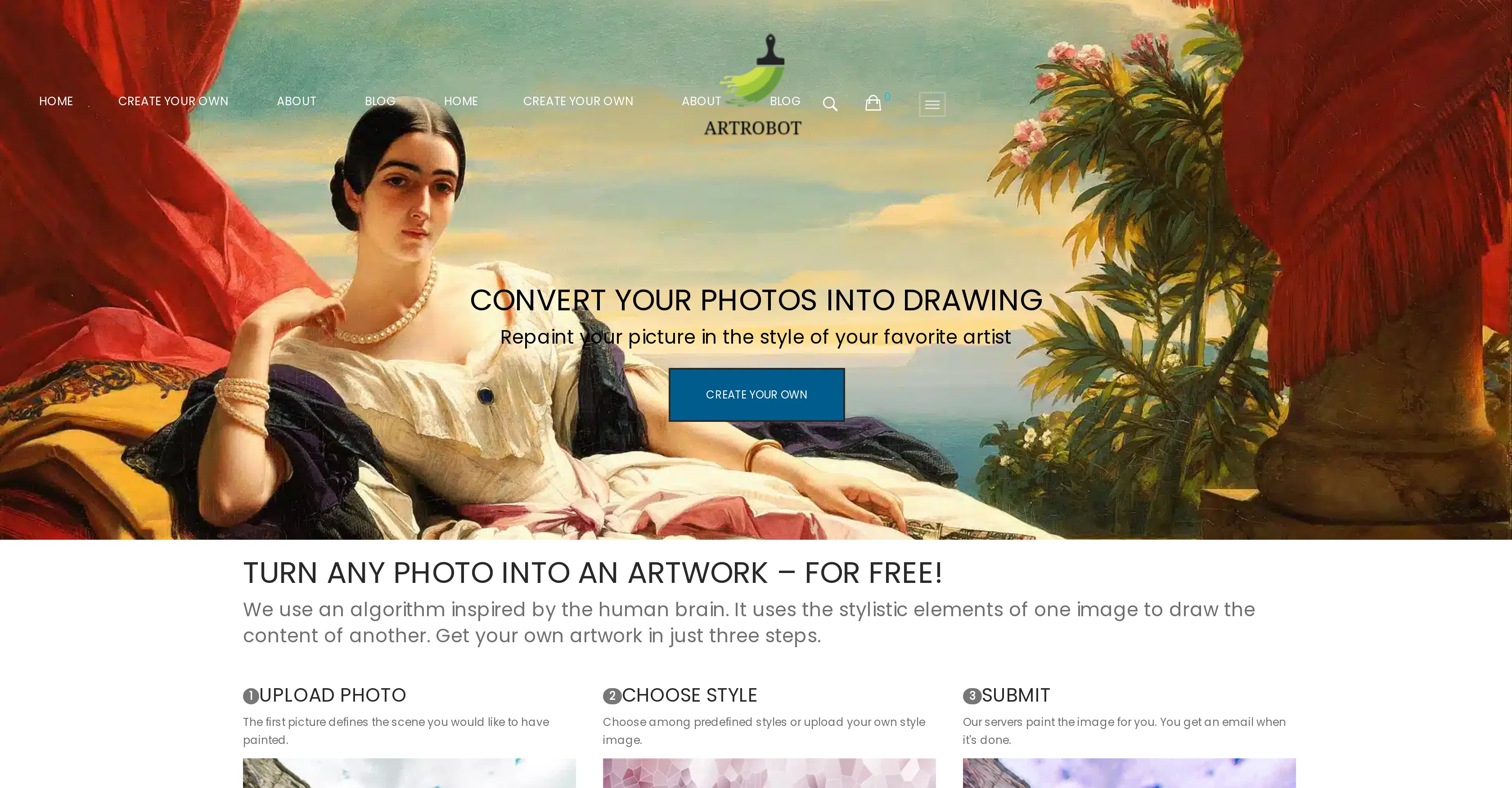 ARTROBOT website
