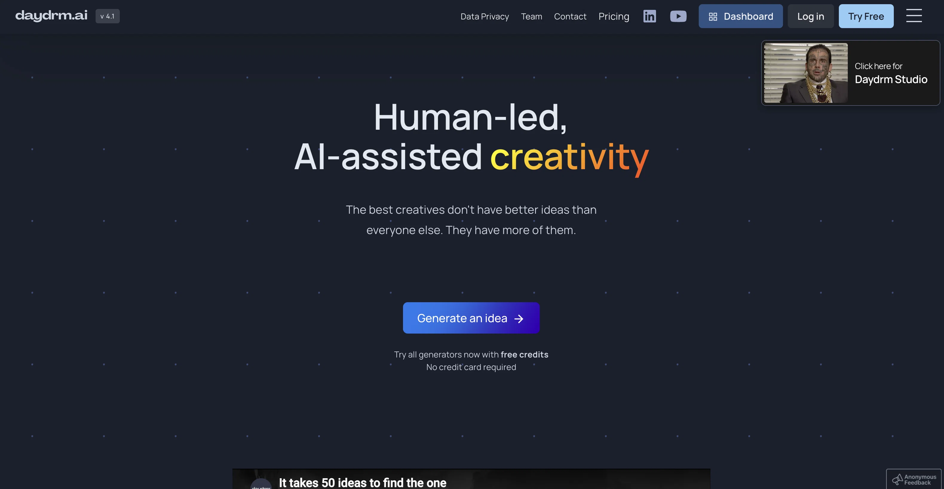 Daydrm.ai website