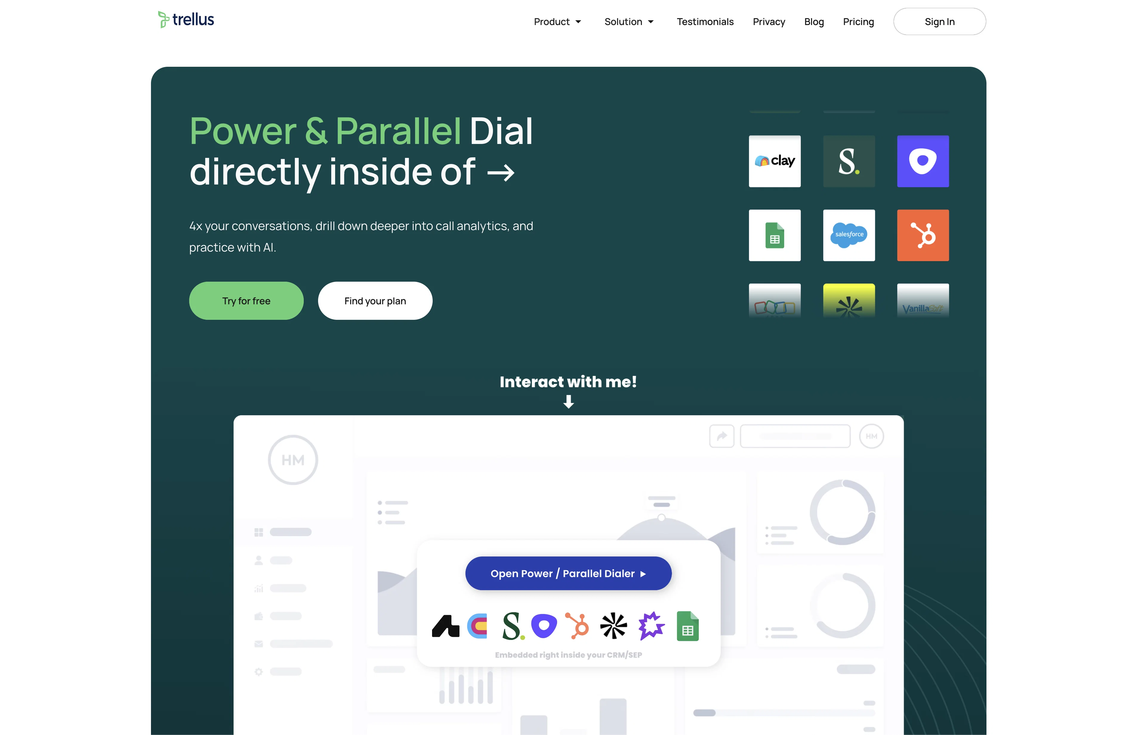 Trellus website