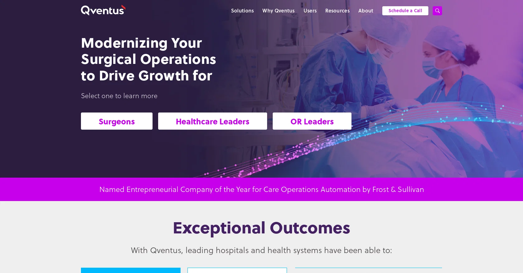 Qventus website