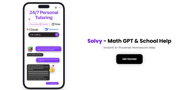 Solvy - Math GPT & School Help
