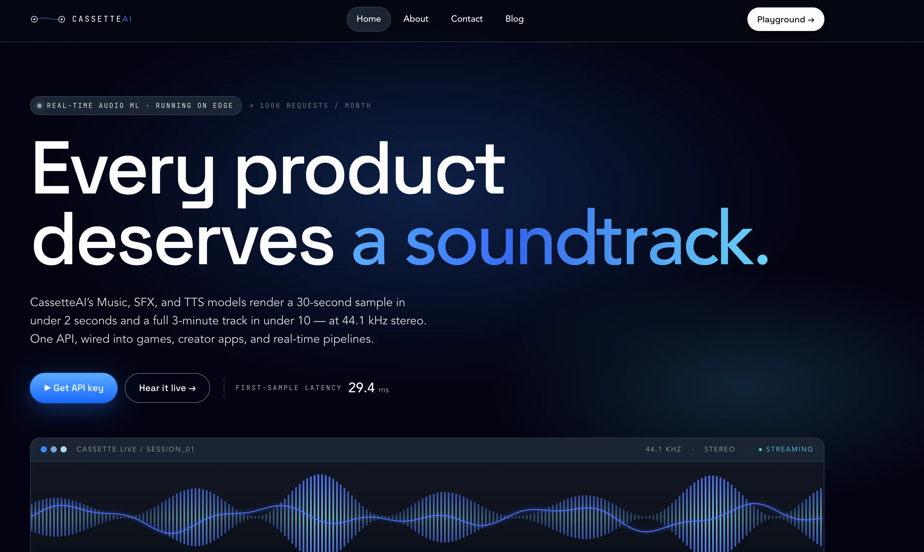 CassetteAI website
