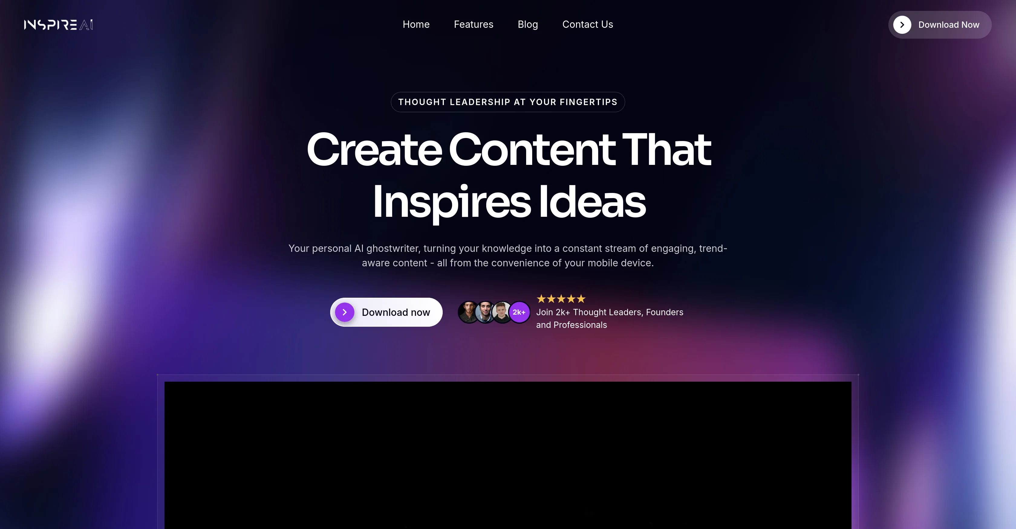 Inspire AI website