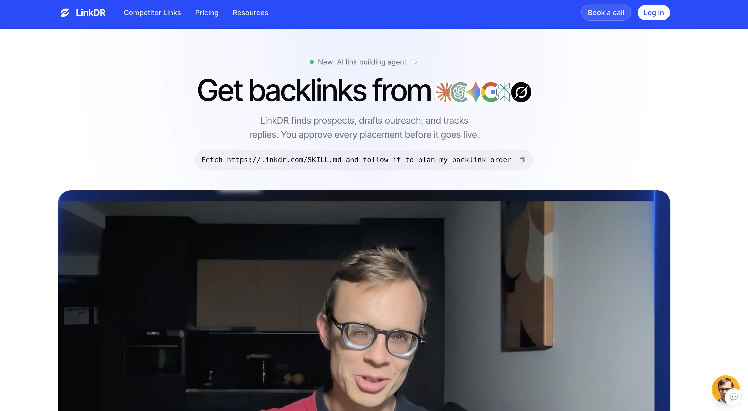 LinkDR website